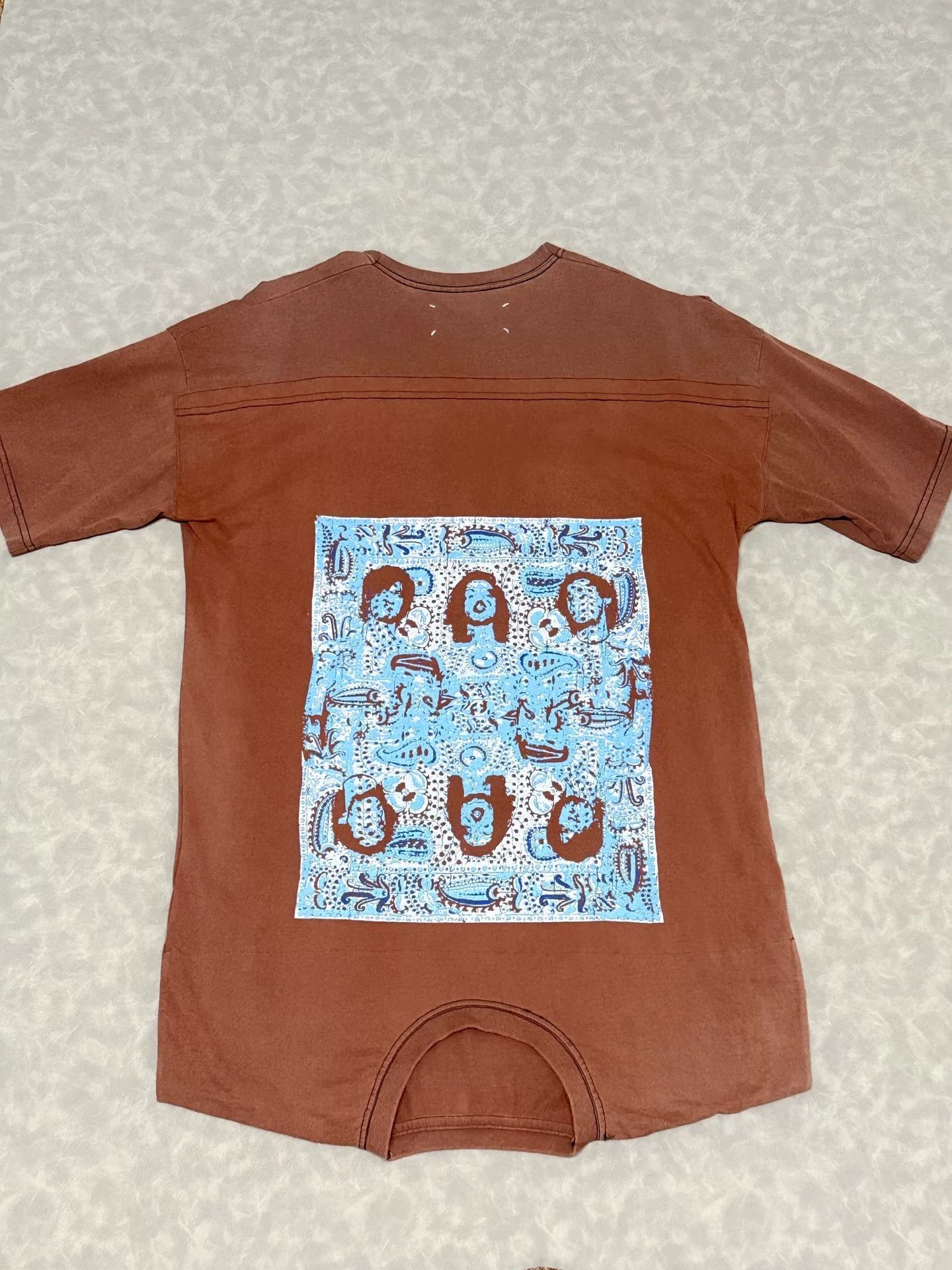 Maison Margiela Maison Martin Margiela Brown Short Sleeve Top Size US M / EU 48-50 / 2 - 2 Thumbnail