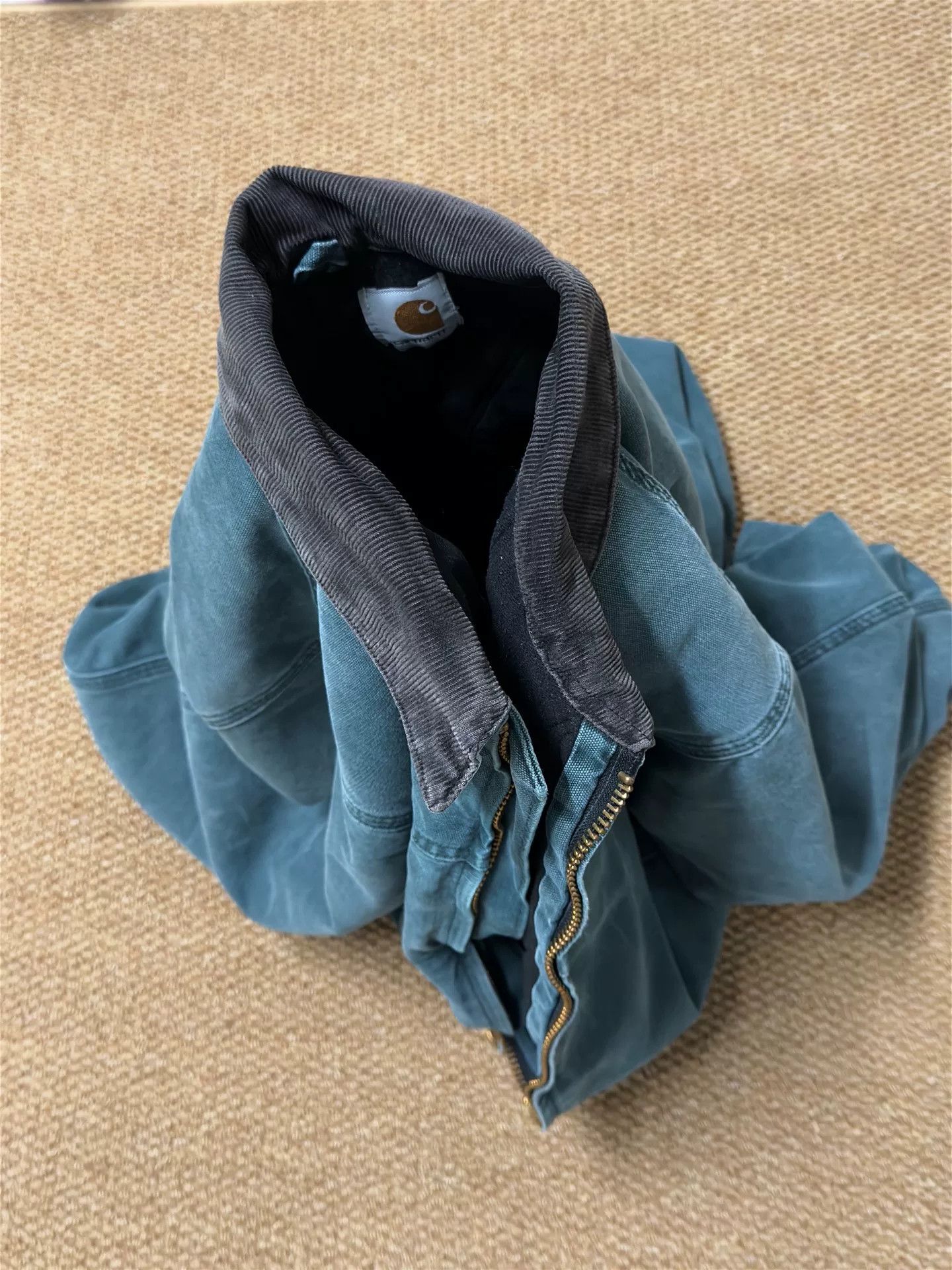 Vintage Vintage Carhartt Green Zip Up Jacket Size US M / EU 48-50 / 2 - 8 Thumbnail