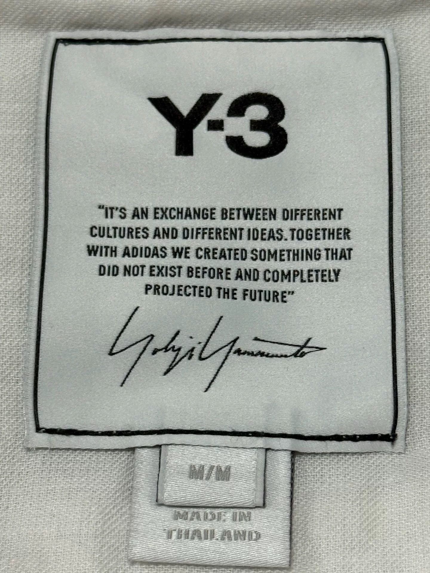 Y-3 Y-3 Yohji Yamamoto White T-Shirt Size US M / EU 48-50 / 2 - 4 Thumbnail