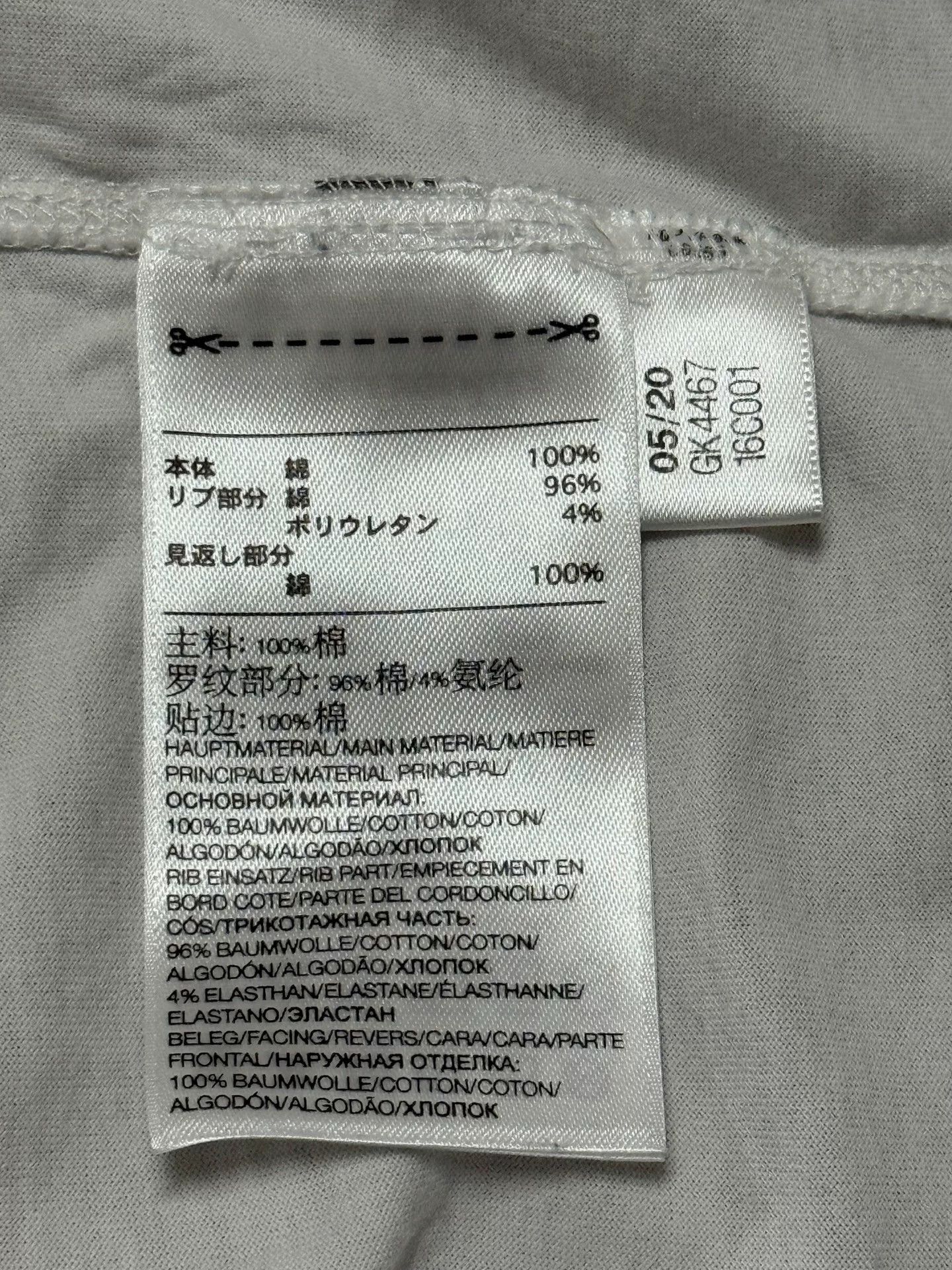 Y-3 Y-3 Yohji Yamamoto White T-Shirt Size US M / EU 48-50 / 2 - 5 Thumbnail