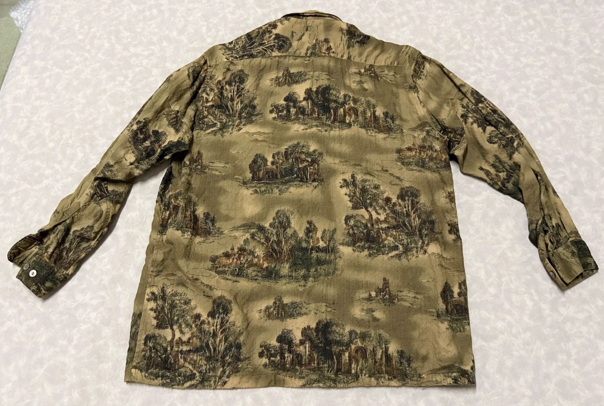 Vintage Vintage 90s Balenciaga Wool Shirt Size US M / EU 48-50 / 2 - 2 Thumbnail