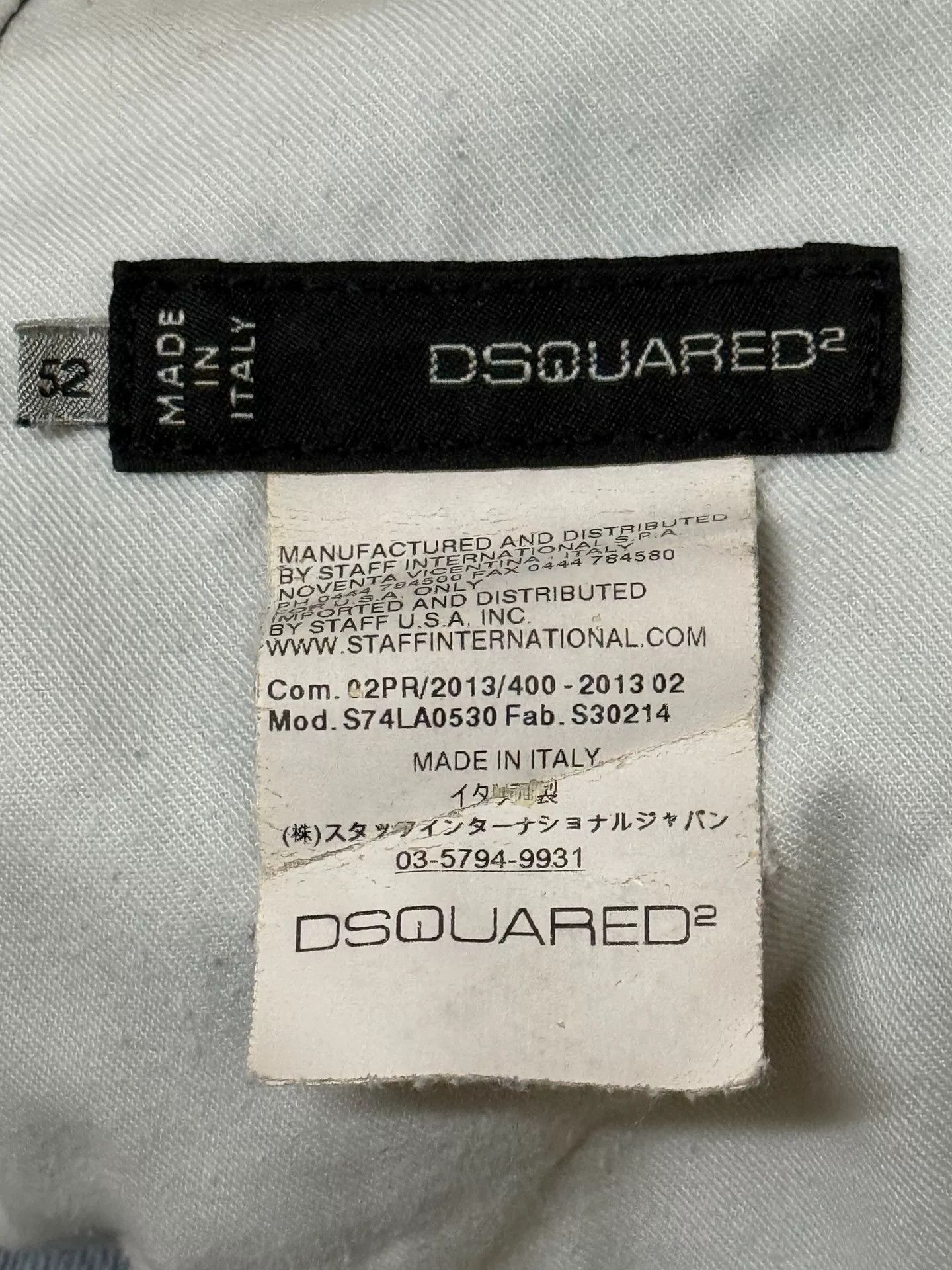 Vintage Vintage DSQUARED2 Rare Denim Jeans Size US 34 / EU 50 - 4 Thumbnail