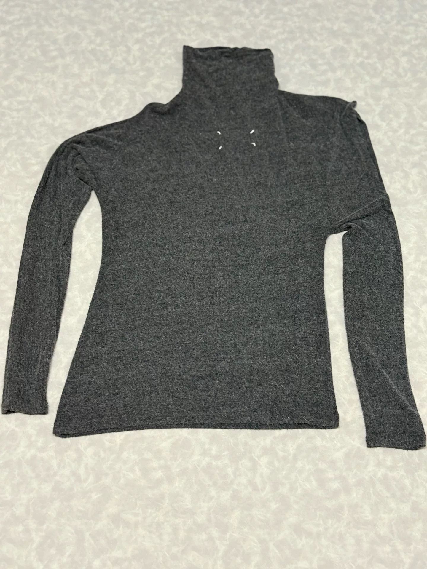 Maison Margiela Maison Martin Margiela Gray Wool Turtleneck Size US M / EU 48-50 / 2 - 2 Thumbnail