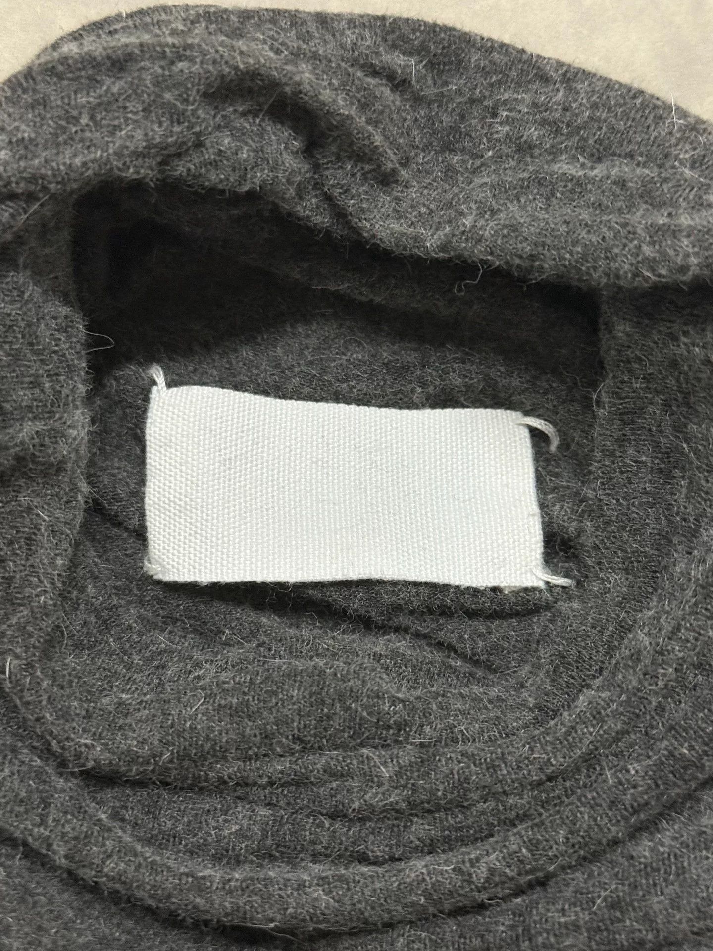 Maison Margiela Maison Martin Margiela Gray Wool Turtleneck Size US M / EU 48-50 / 2 - 3 Thumbnail