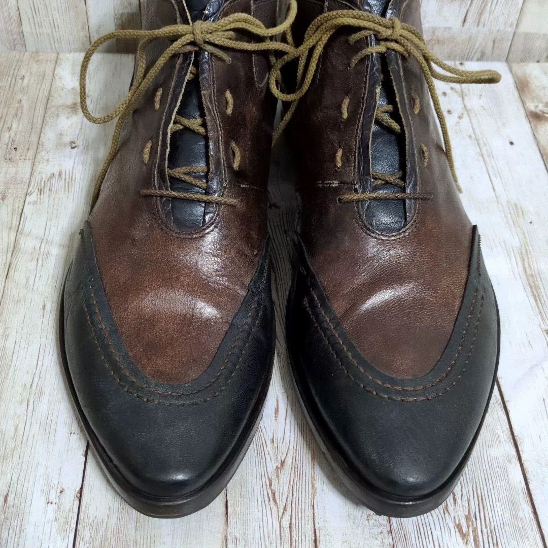 Barracuda Barracuda Leather Boots in Brown Size US 9 / EU 42 - 2 Thumbnail