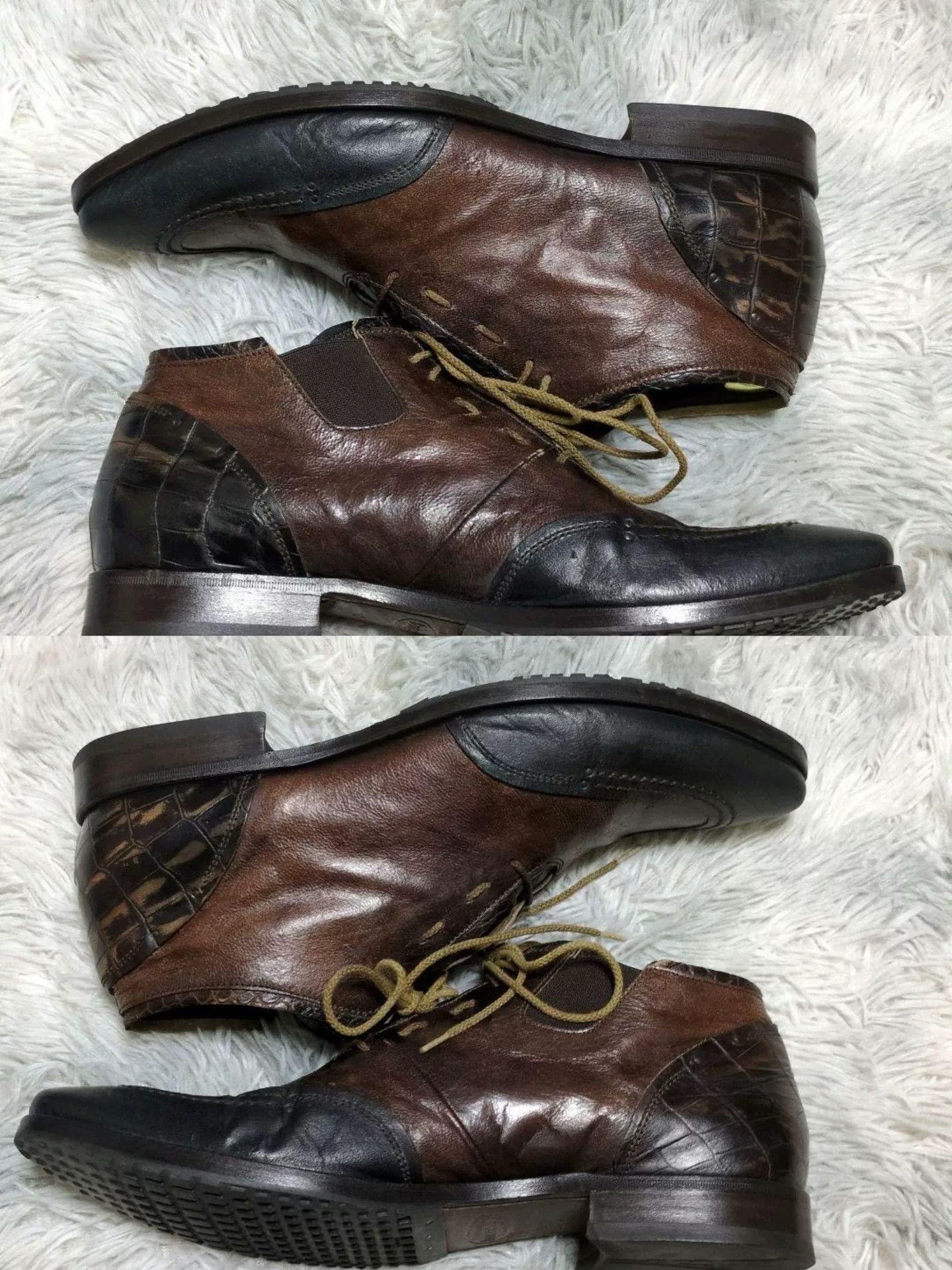 Barracuda Barracuda Leather Boots in Brown Size US 9 / EU 42 - 5 Thumbnail