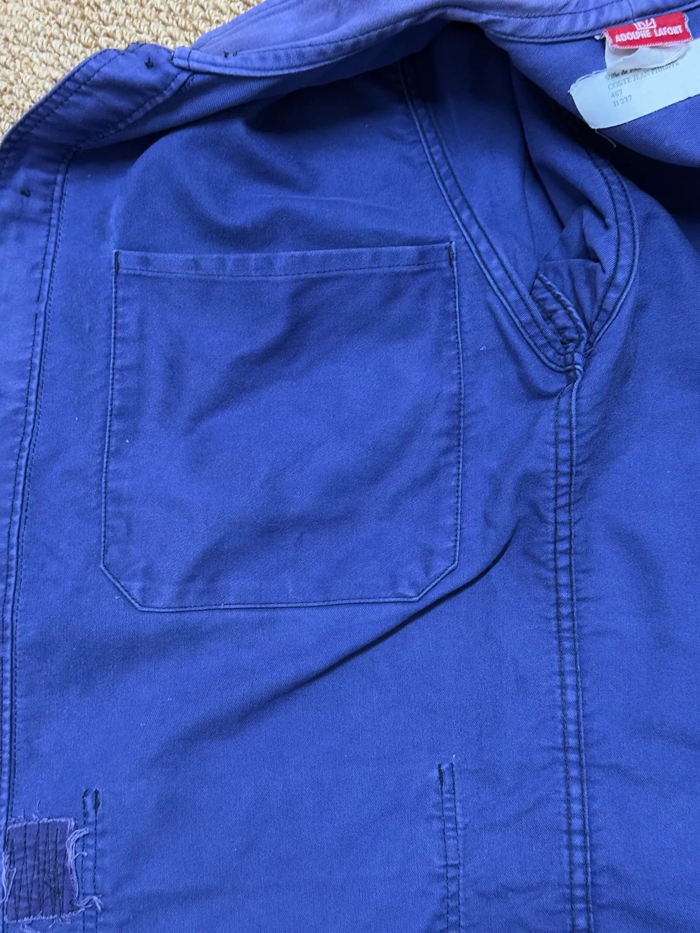 Vintage Vintage Adolphe Lafont Work Jacket in Moleskin Size US M / EU 48-50 / 2 - 3 Thumbnail