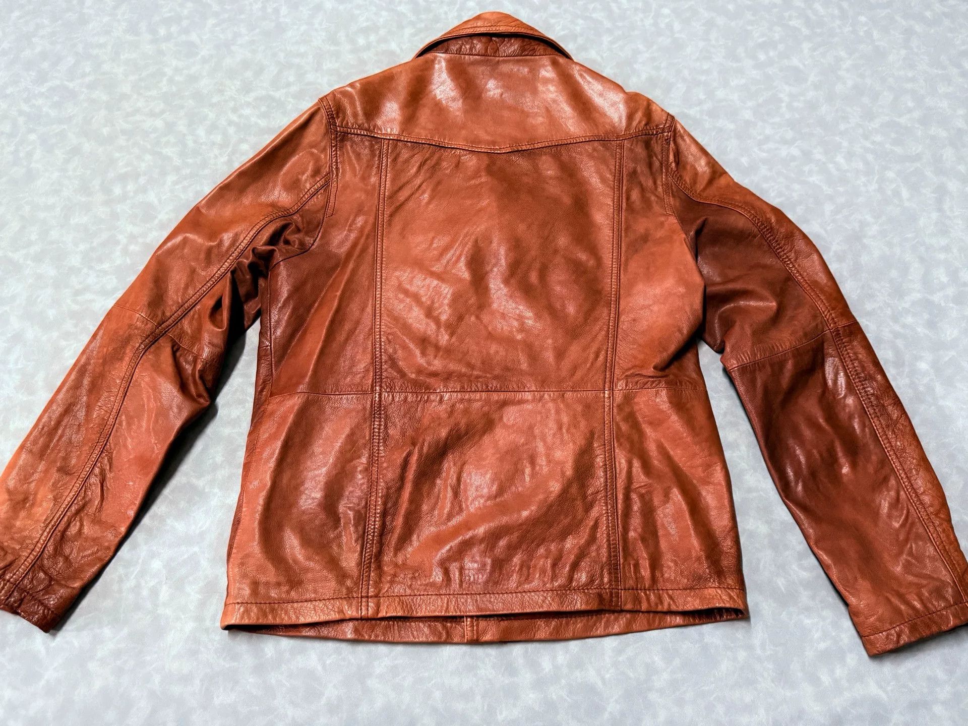 Vintage Vintage Levi's Goat Leather Jacket Size US M / EU 48-50 / 2 - 2 Thumbnail