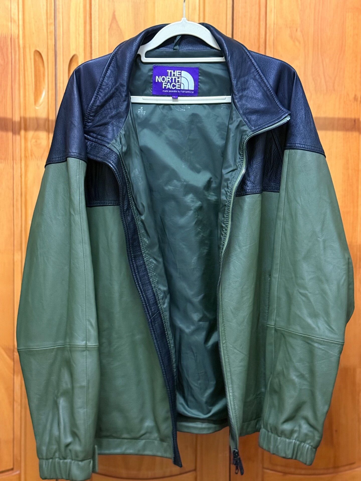 Vintage Vintage The North Face Leather Jacket Size US L / EU 52-54 / 3 - 2 Thumbnail