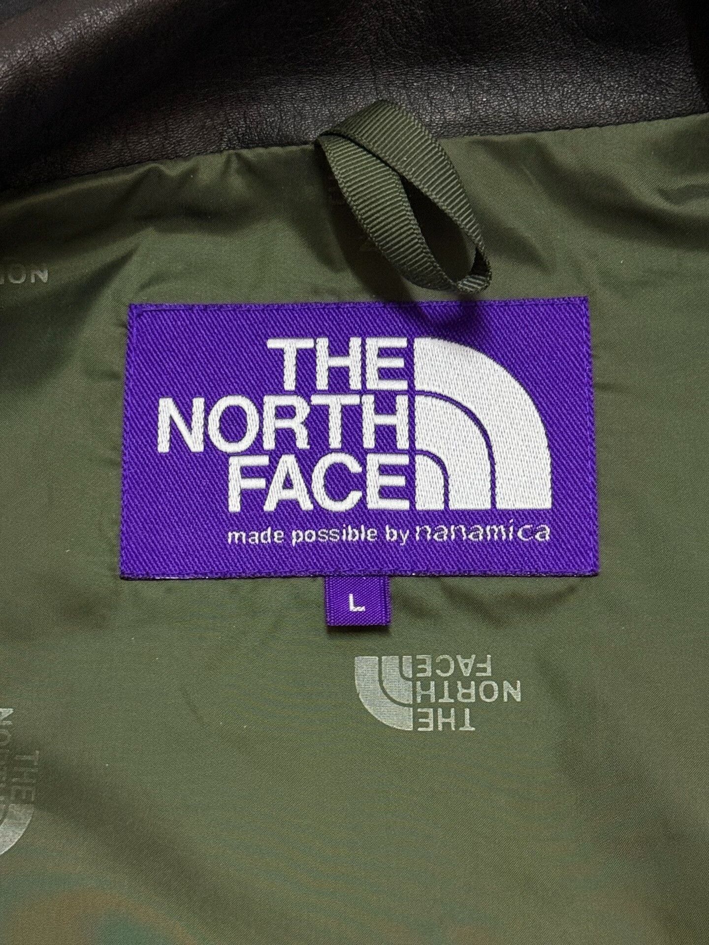 Vintage Vintage The North Face Leather Jacket Size US L / EU 52-54 / 3 - 4 Thumbnail