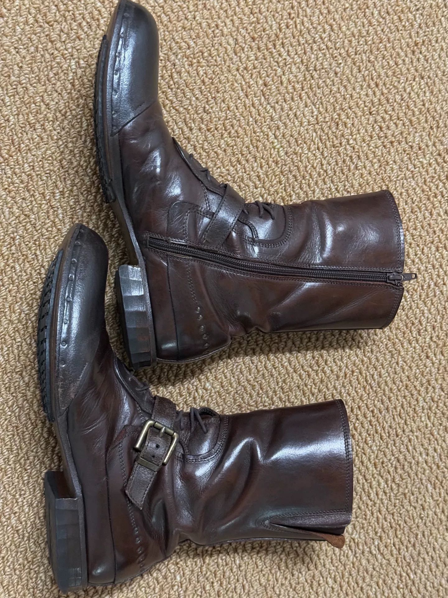 Barracuda Barracuda Leather Boots Italy Size 40 Size US 7 / EU 40 - 3 Thumbnail