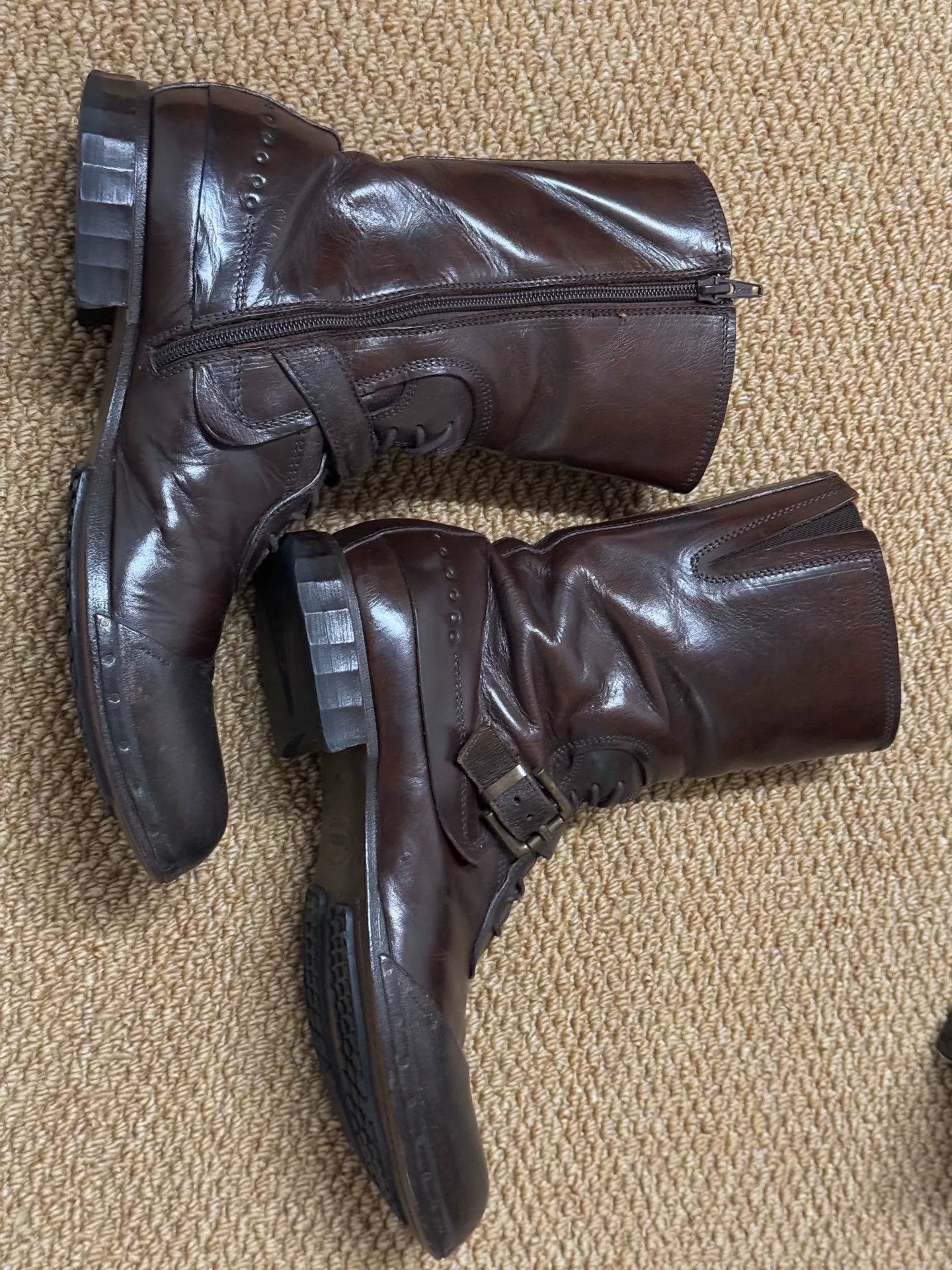 Barracuda Barracuda Leather Boots Italy Size 40 Size US 7 / EU 40 - 4 Thumbnail