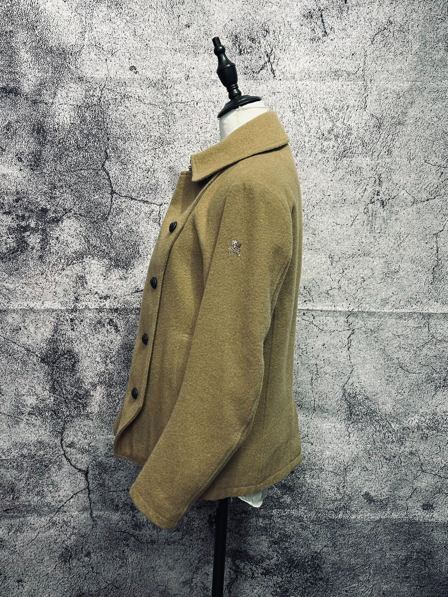 Burberry Burberry Skull Flower Wool Coat Size US M / EU 48-50 / 2 - 3 Thumbnail
