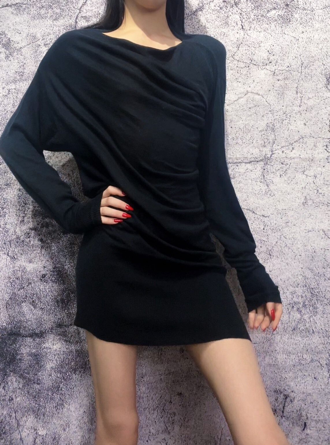 Yohji Yamamoto Helmut Lang Asymmetrical Dress Size M / US 6-8 / IT 42-44 - 3 Thumbnail