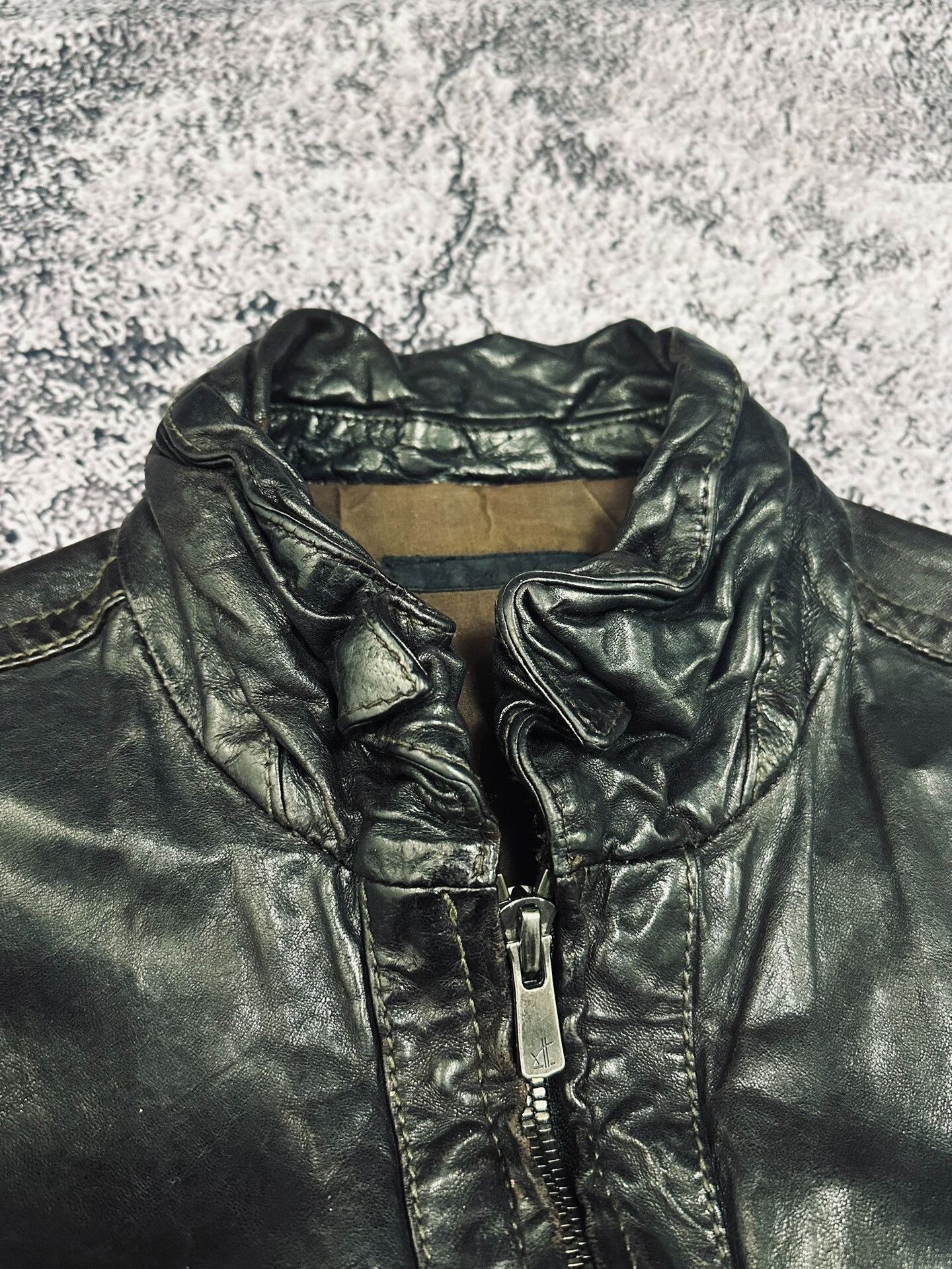 Isamu Katayama Backlash Black Pioneer Lambskin Leather Jacket Size US M / EU 48-50 / 2 - 3 Thumbnail