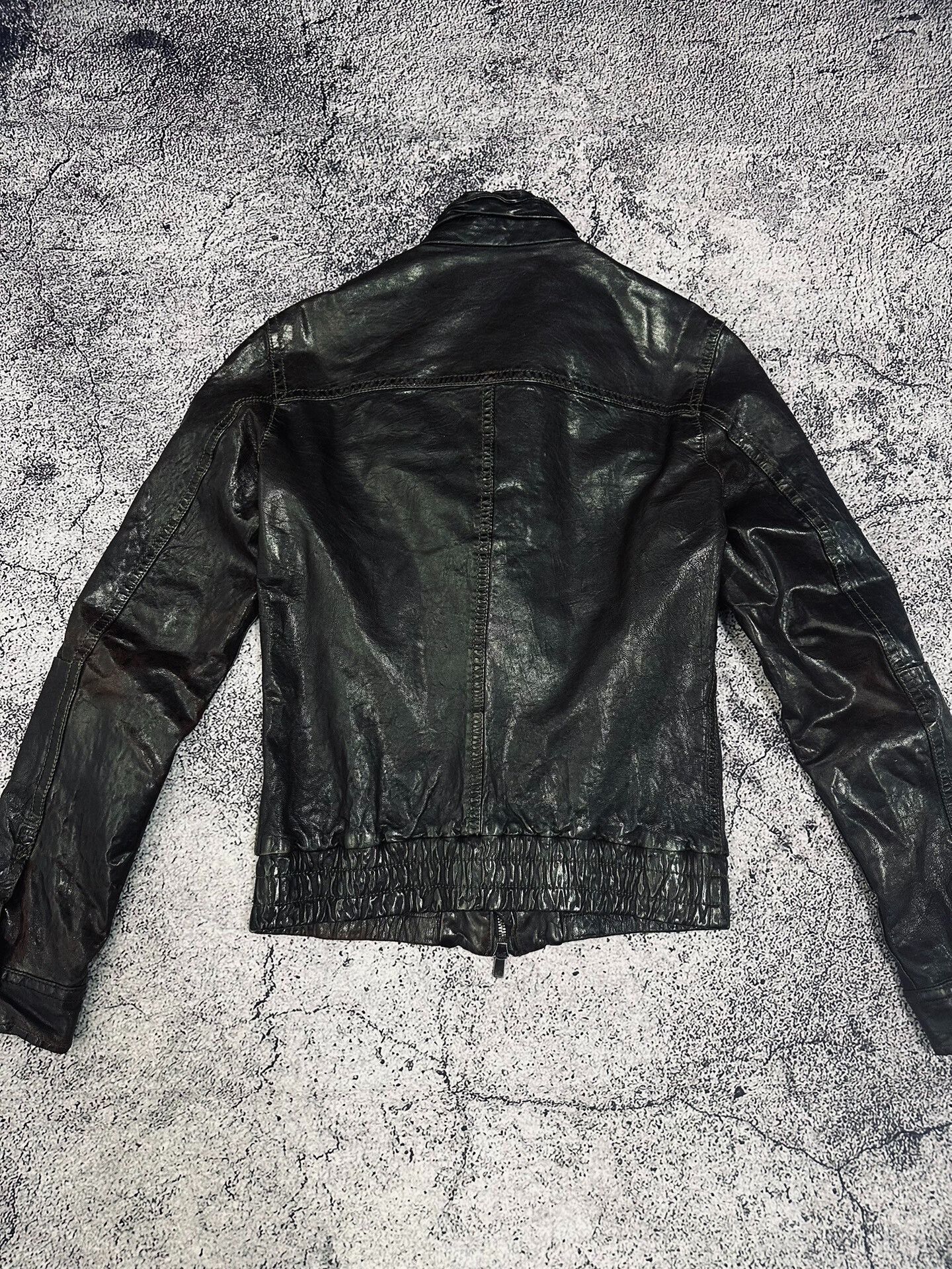 Isamu Katayama Backlash Black Pioneer Lambskin Leather Jacket Size US M / EU 48-50 / 2 - 5 Thumbnail