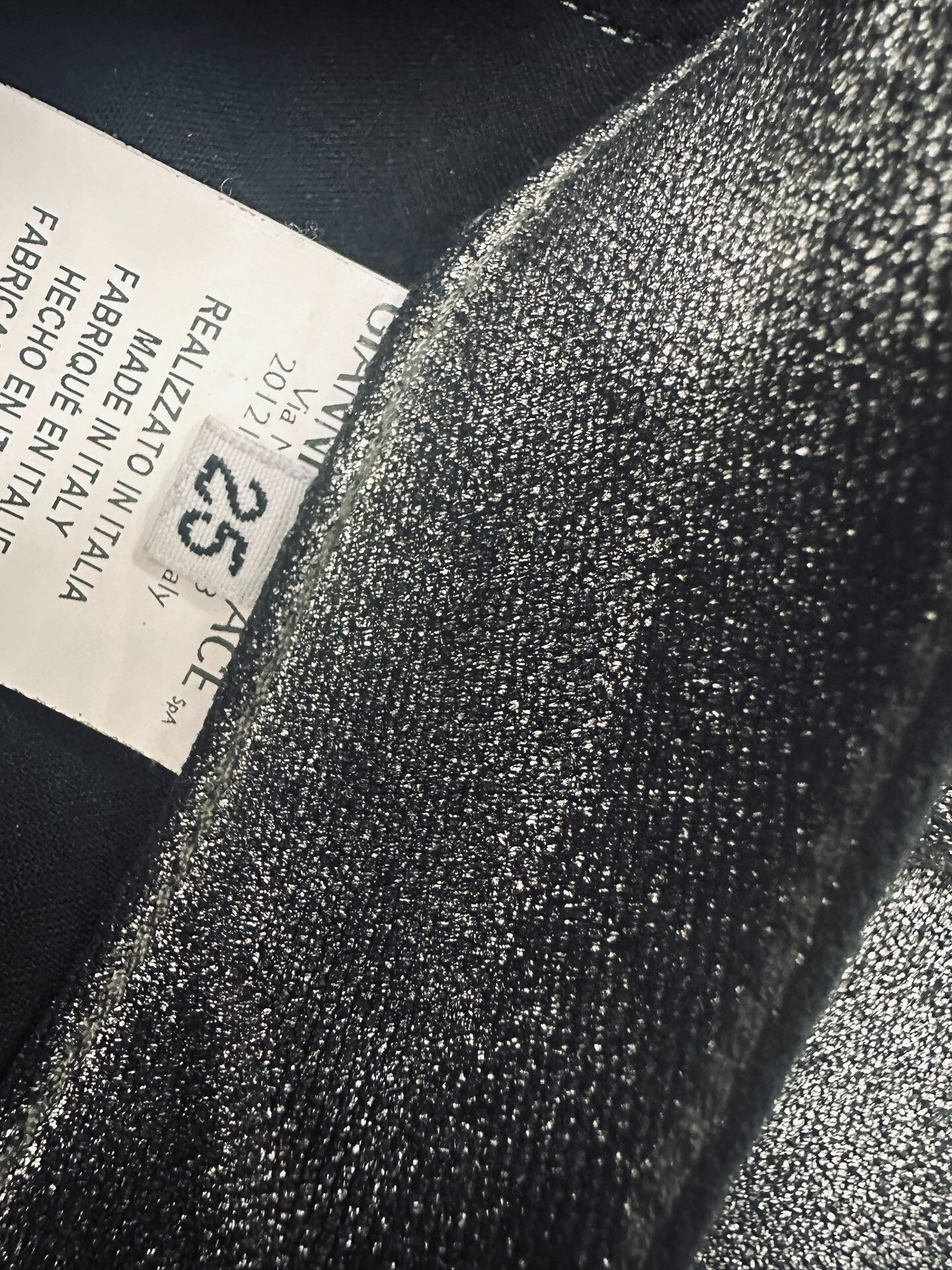 Versace Balmain Coated Silver Jeans Size US 36 / EU 52 - 5 Thumbnail