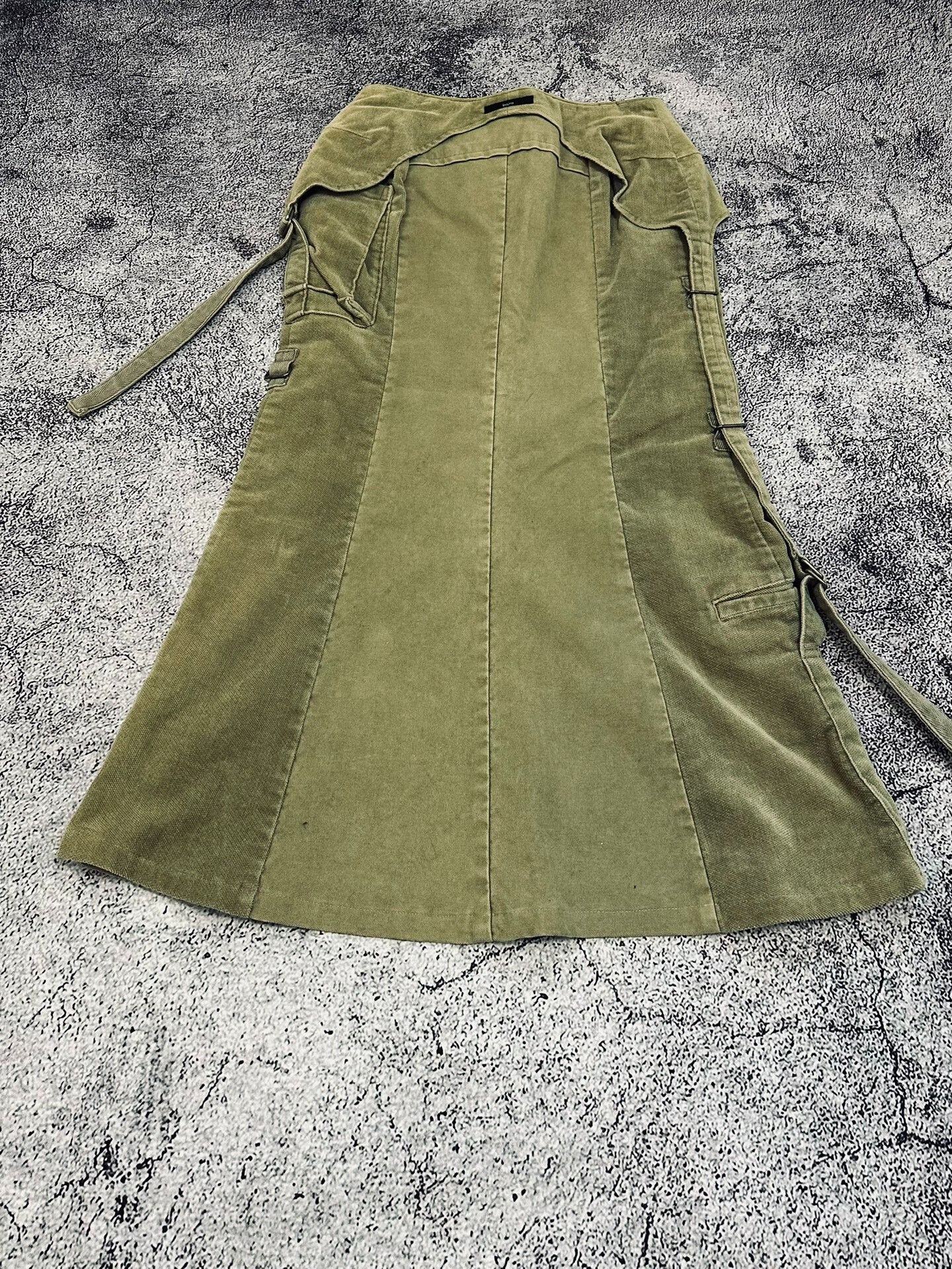 Comme des Garcons Deconstructed Work Skirt with Adjustable Length Size 28" / US 6 / IT 42 - 2 Thumbnail
