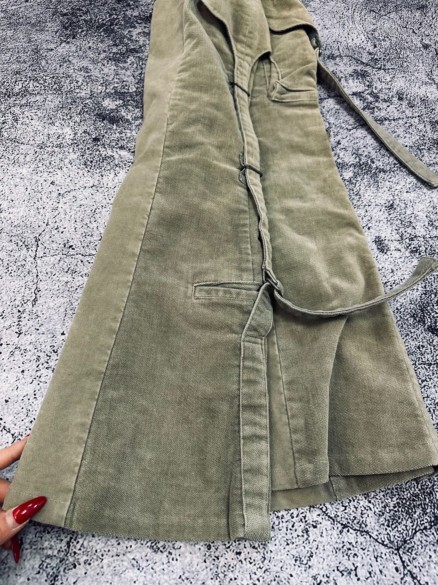 Comme des Garcons Deconstructed Work Skirt with Adjustable Length Size 28" / US 6 / IT 42 - 5 Thumbnail