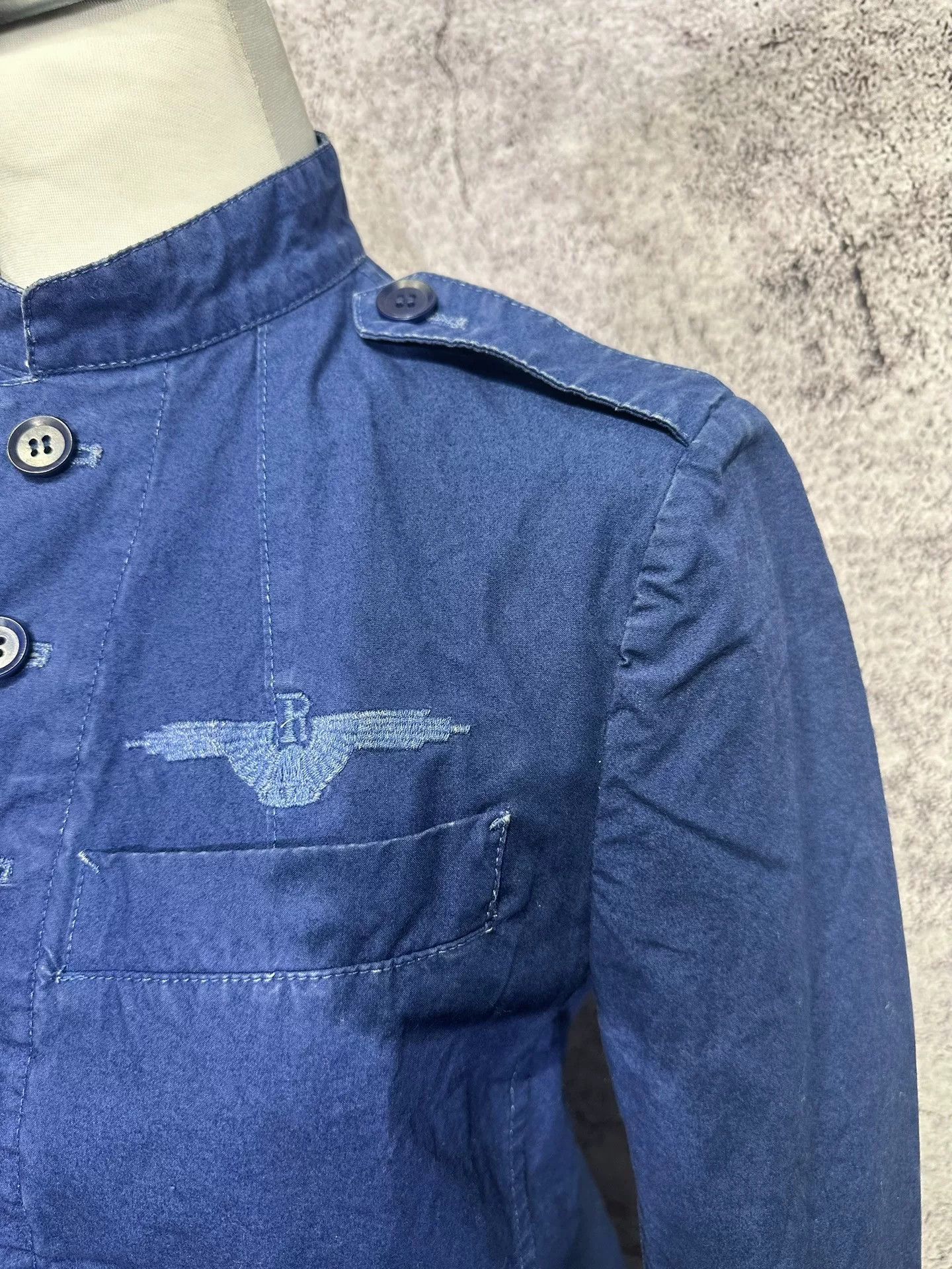 Y's Yohji Yamamoto Y's Blue Dye Jacket Size L / US 10 / IT 46 - 3 Thumbnail