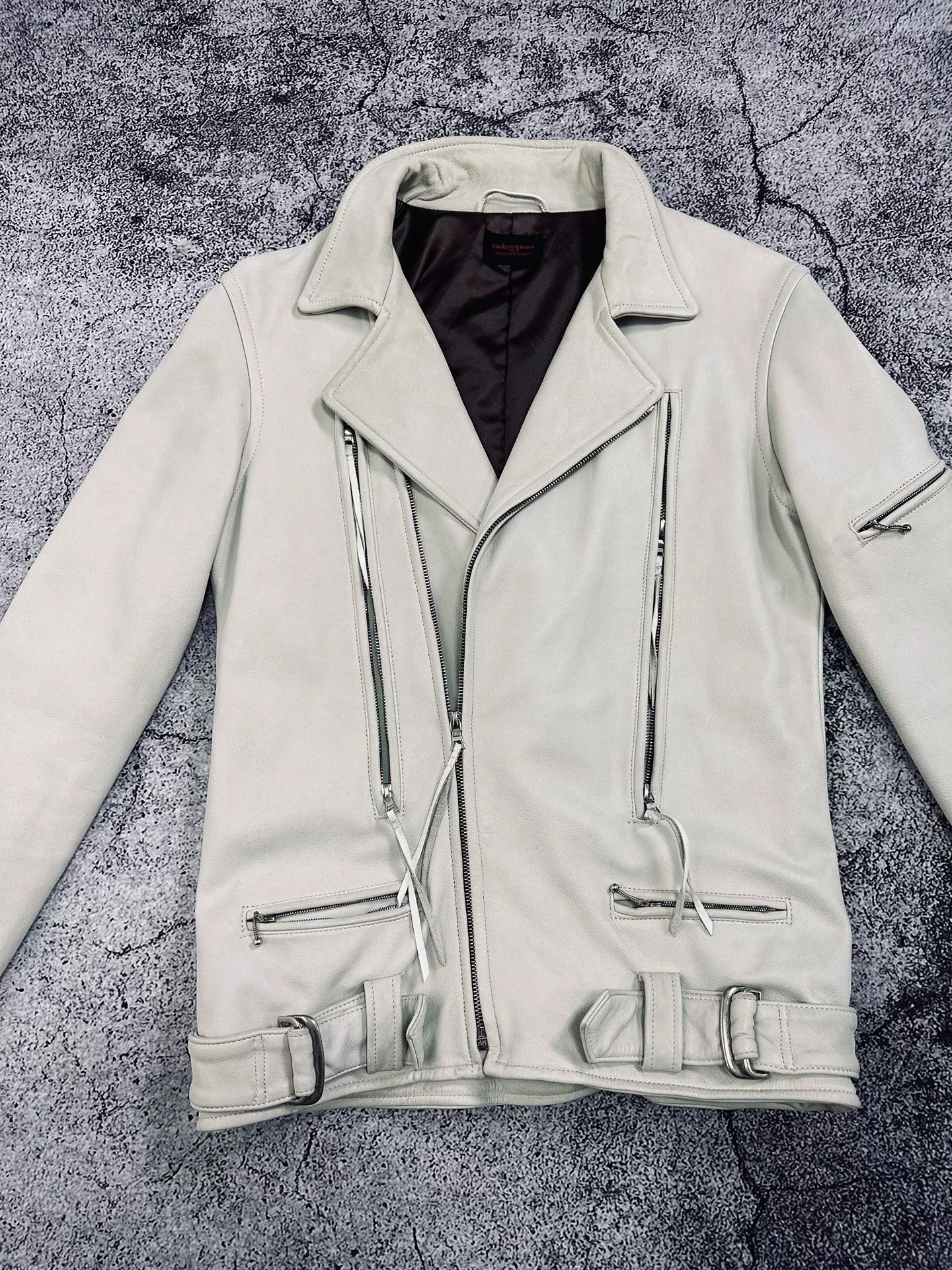 Maison Margiela Androgynous Leather Motorcycle Jacket Size US M / EU 48-50 / 2 - 2 Thumbnail