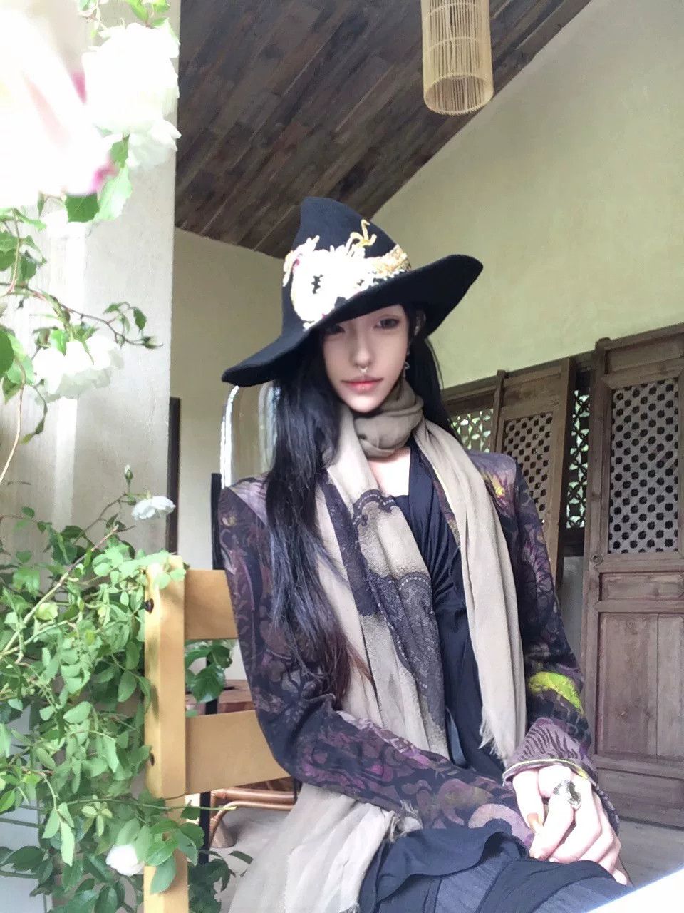 If Six Was Nine Paisley Tassel Scarf by Share Spirit Size ONE SIZE - 4 Thumbnail