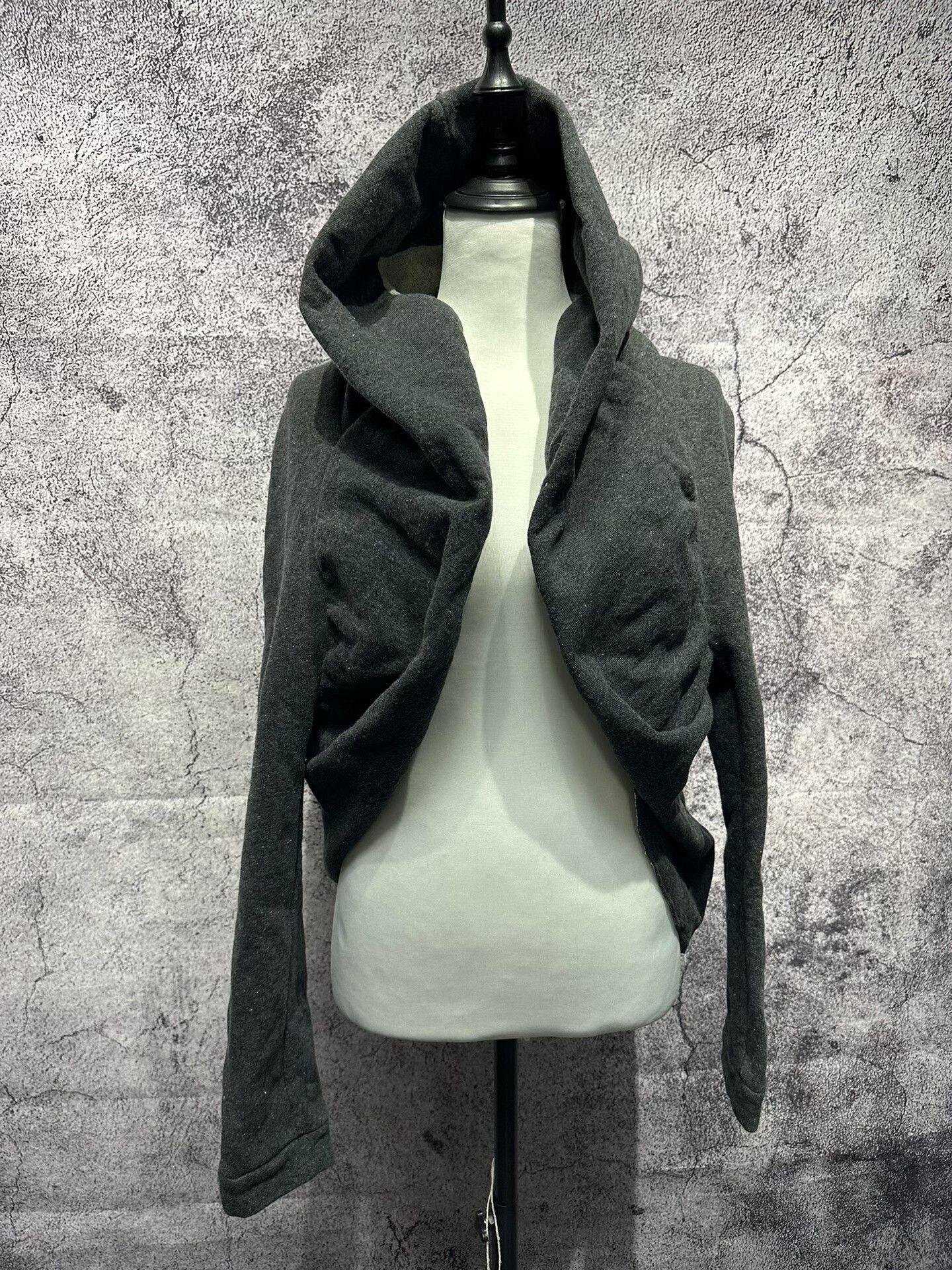 Yohji Yamamoto Yohji Yamamoto Oversized Hooded Coat Size US L / EU 52-54 / 3 - 8 Thumbnail
