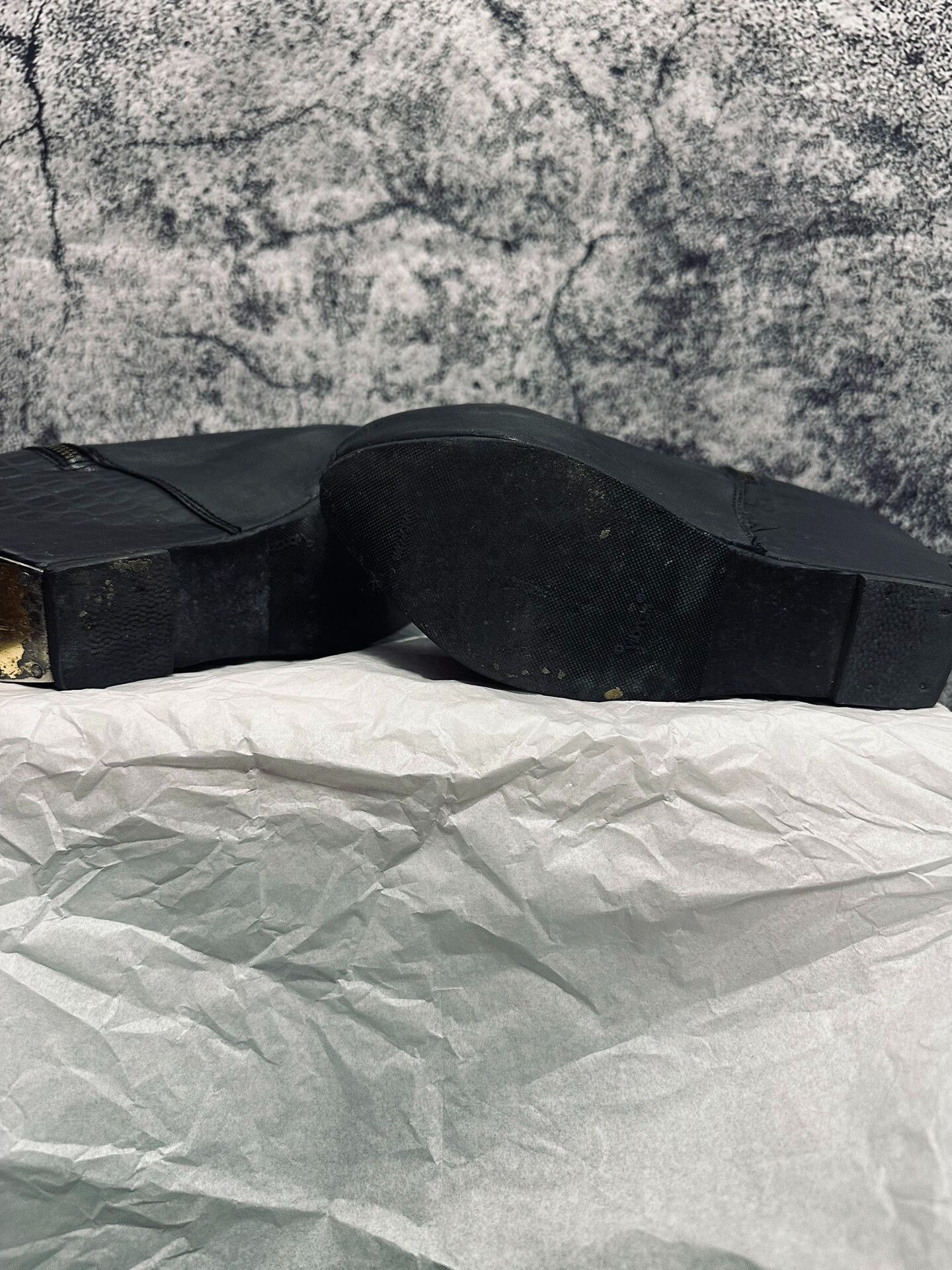 Rick Owens Rick Owens Inspired Black Wedge Boots Size US 6 / IT 36 - 7 Thumbnail