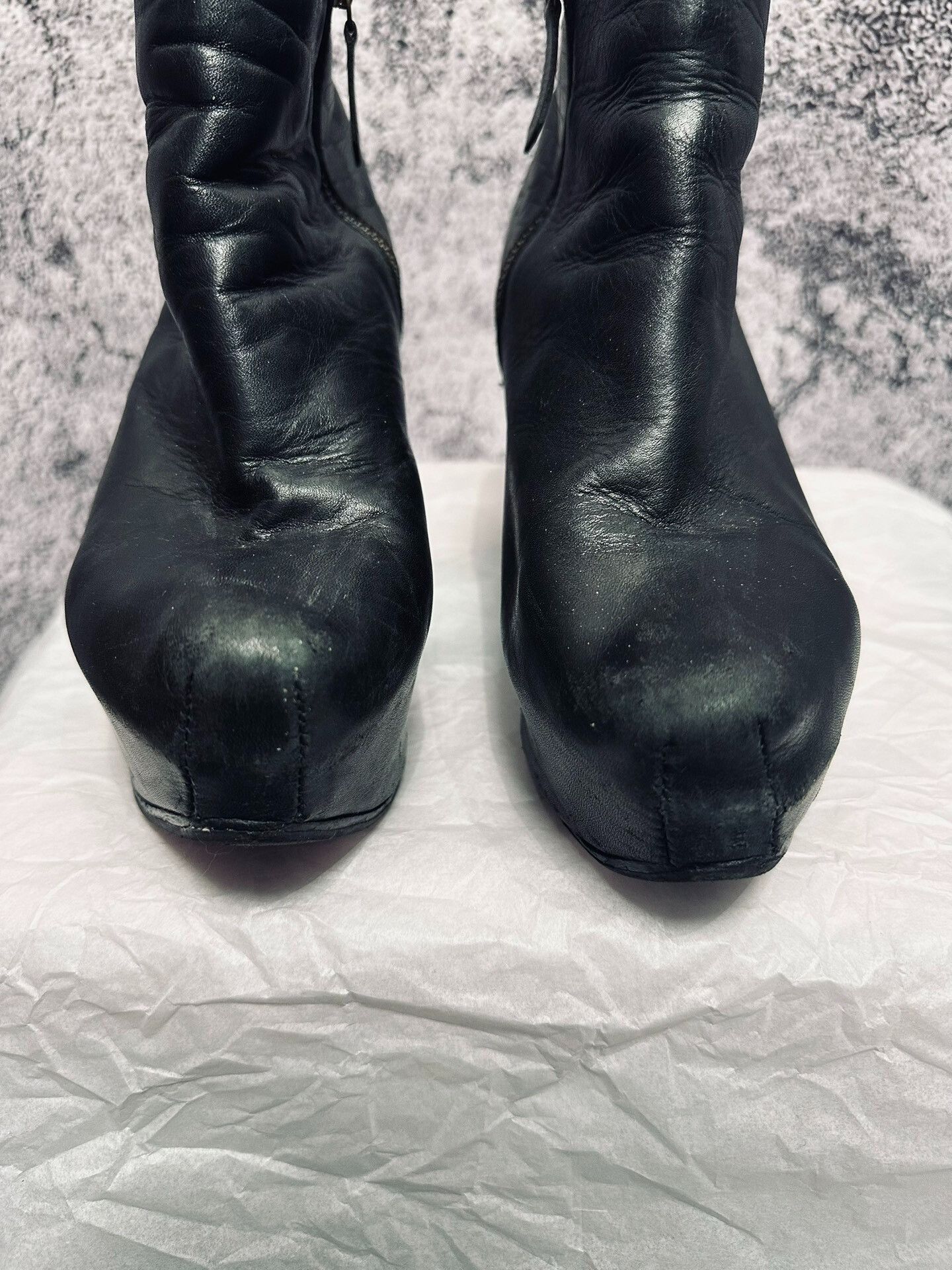 Rick Owens Rick Owens Inspired Black Wedge Boots Size US 6 / IT 36 - 5 Thumbnail