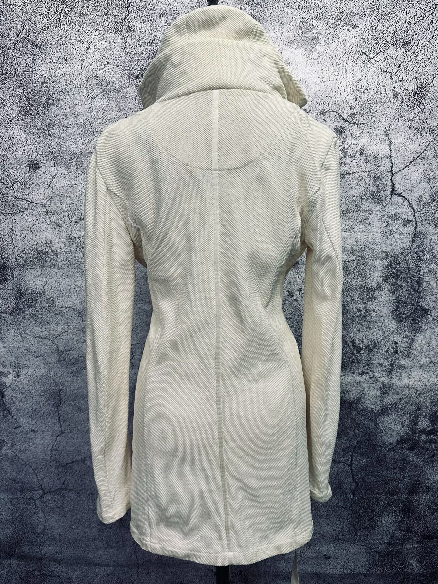 Ann Demeulemeester Stylish Deconstructed Cotton Coat Size M / US 6-8 / IT 42-44 - 4 Thumbnail