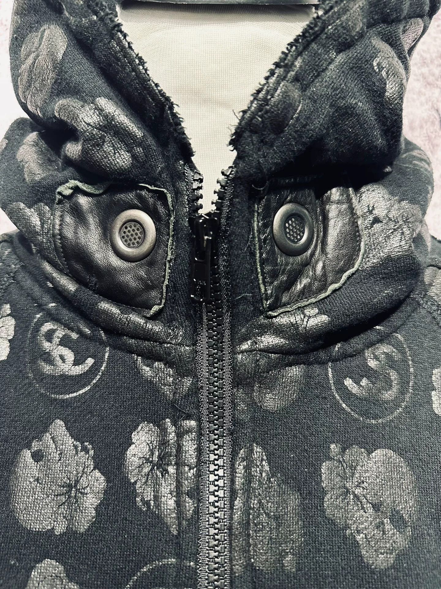 FranCisT MOR.K.S Gothic Style Leather Hooded Parka Size US L / EU 52-54 / 3 - 6 Thumbnail