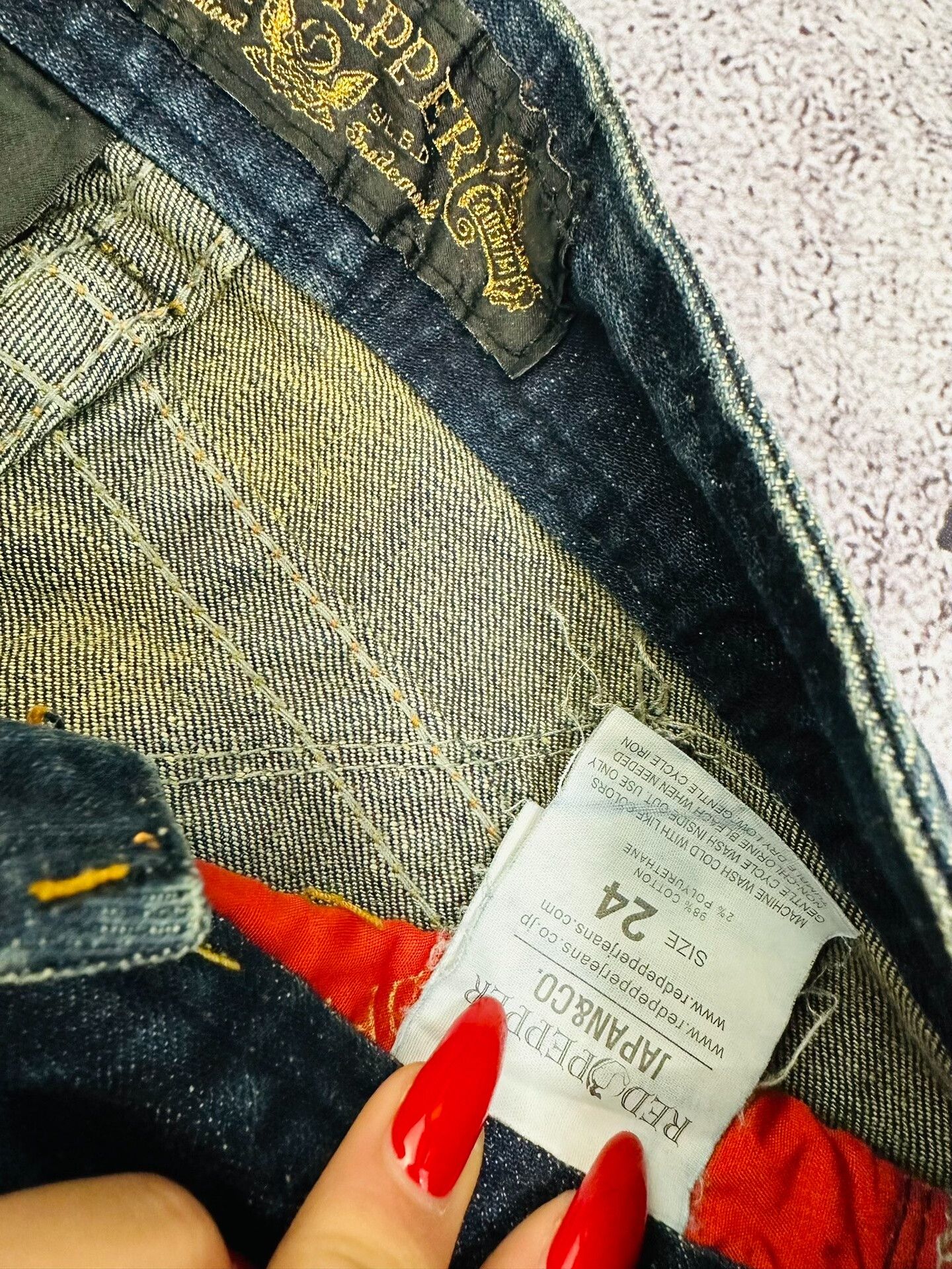 Rock Revival Distressed Denim Pants with Embroidery Details Size 24" / US 00 / IT 34 - 6 Thumbnail