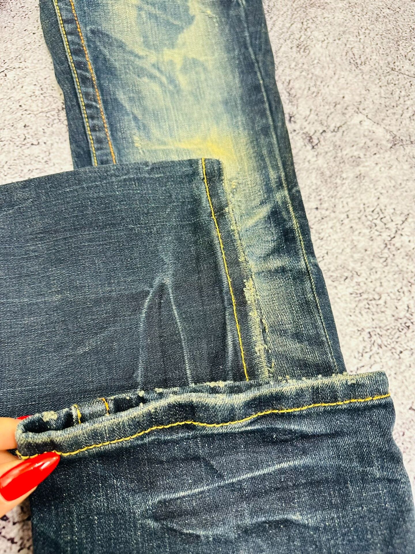 Rock Revival Distressed Denim Pants with Embroidery Details Size 24" / US 00 / IT 34 - 9 Thumbnail