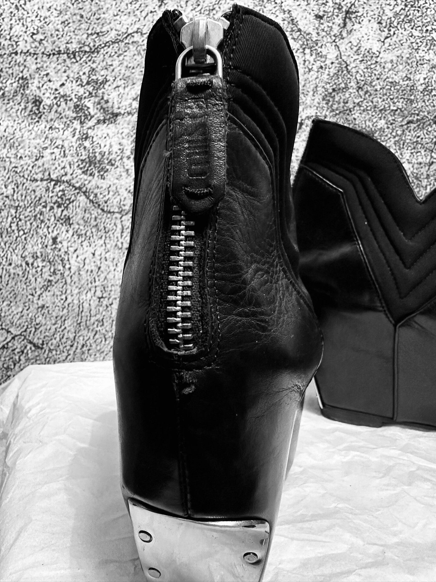 Rick Owens Rick Owens Black Platform Ankle Boots Size US 6 / IT 36 - 4 Thumbnail