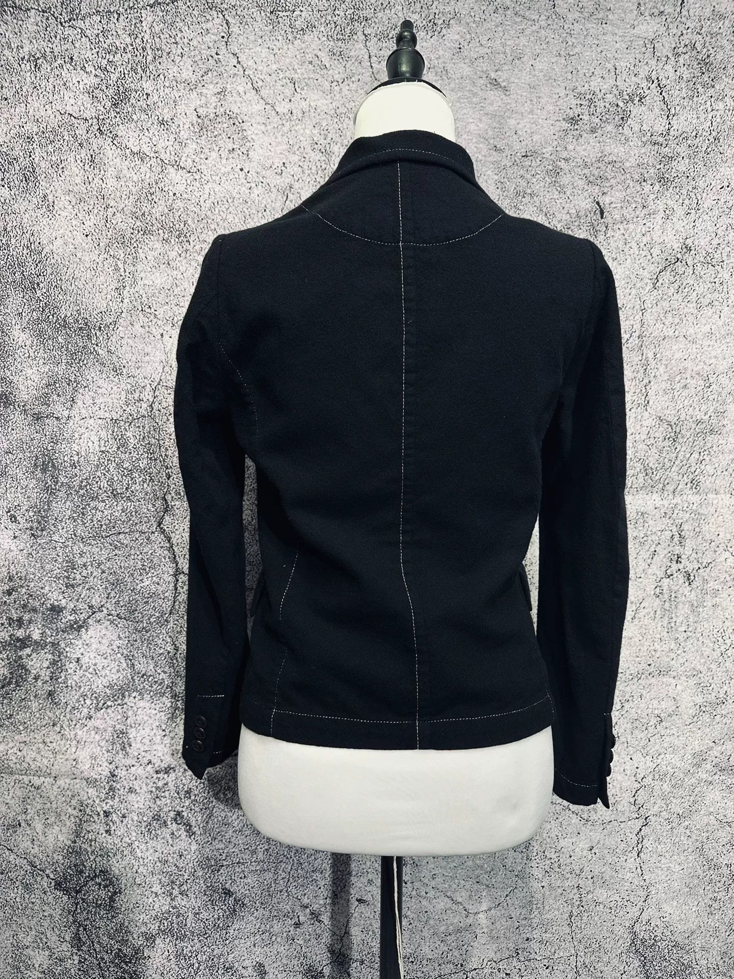 Yohji Yamamoto Yohji Yamamoto Black Wool Jacket Size US M / EU 48-50 / 2 - 5 Thumbnail