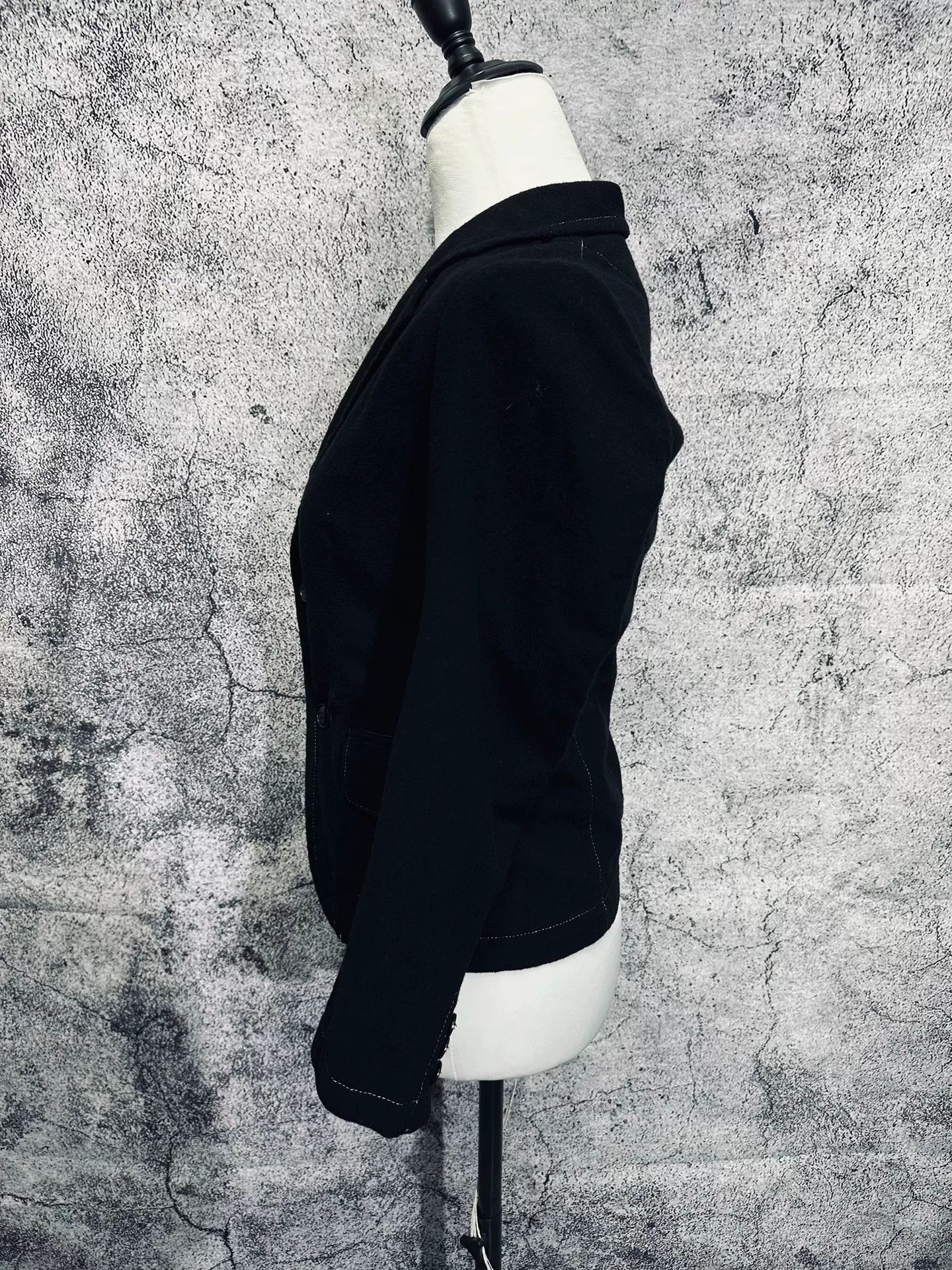 Yohji Yamamoto Yohji Yamamoto Black Wool Jacket Size US M / EU 48-50 / 2 - 4 Thumbnail