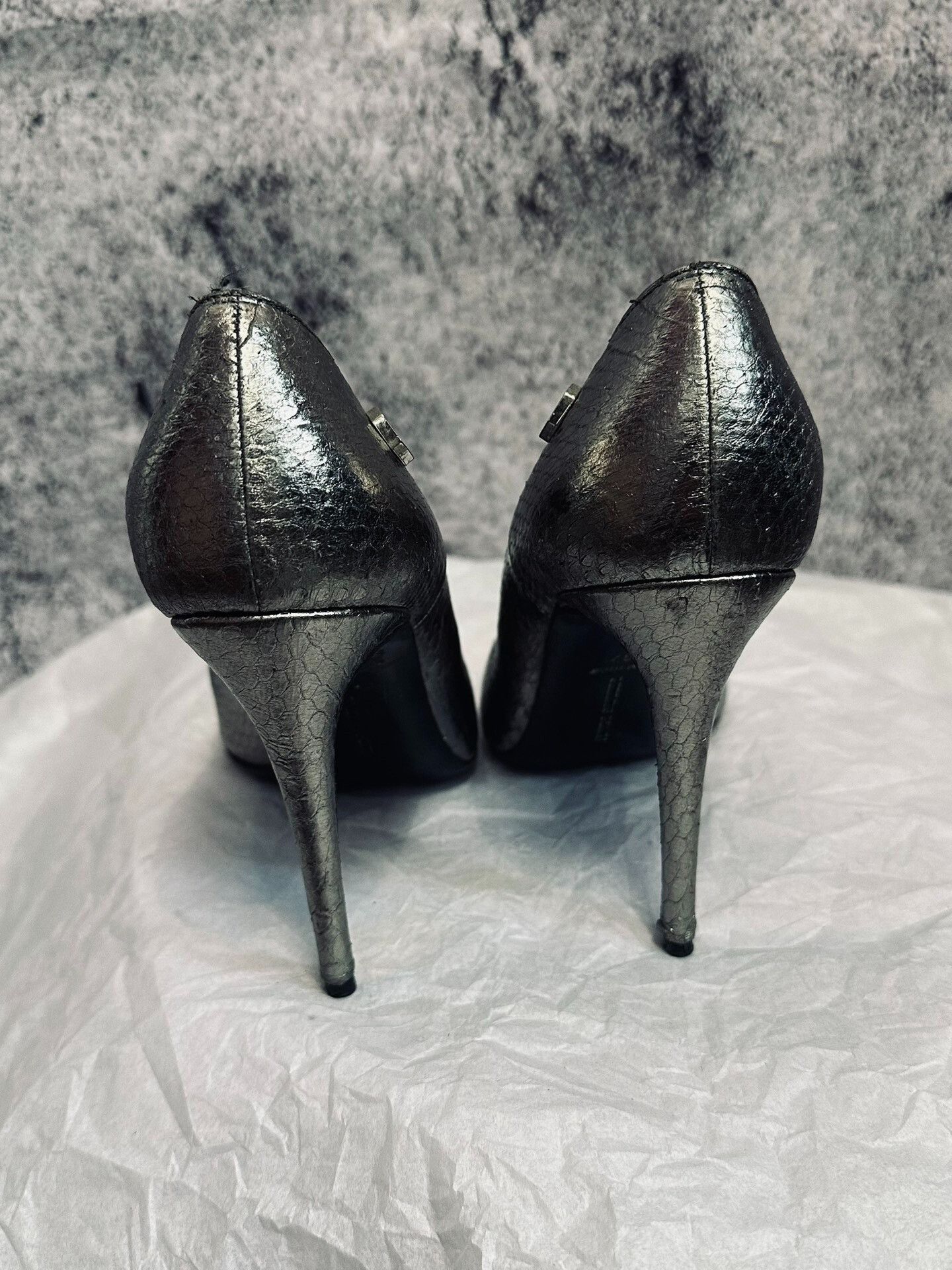 Philipp Plein Alexander McQueen Skull High Heel Shoes Size US 6 / IT 36 - 7 Thumbnail