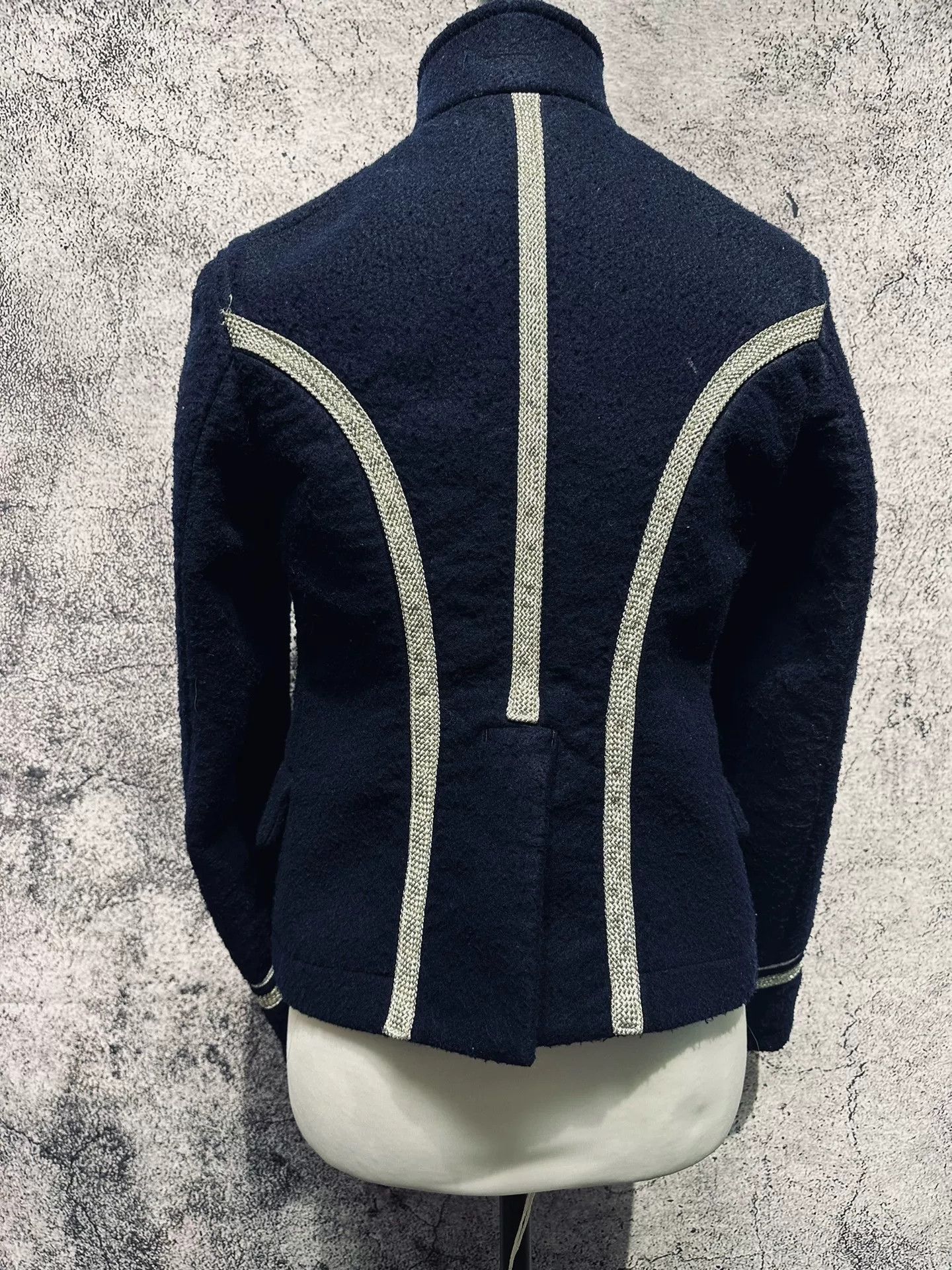 Comme des Garcons Navy Wool Military Style Jacket Size US M / EU 48-50 / 2 - 5 Thumbnail