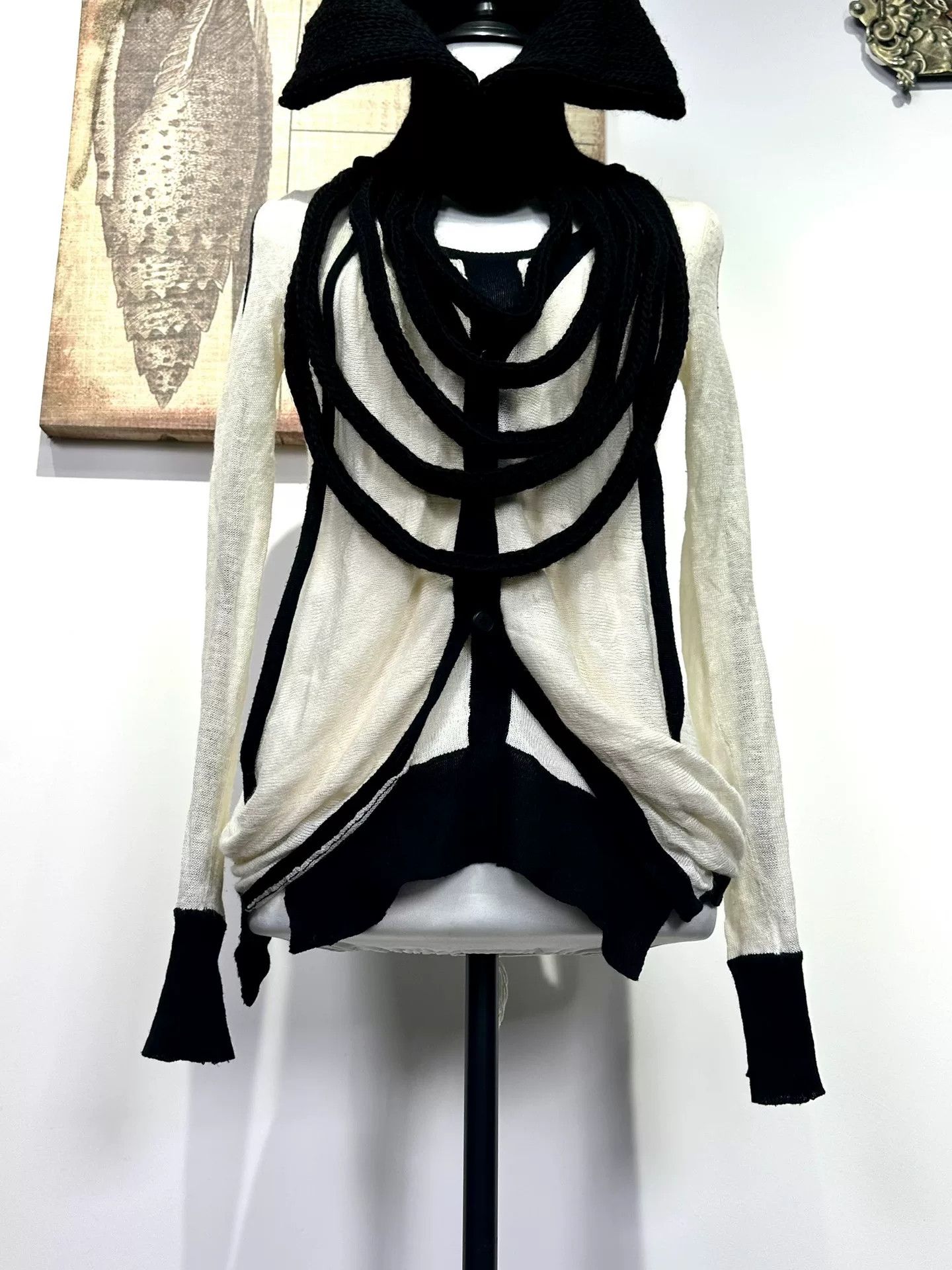 Y's Yohji Yamamoto Deconstructed Top Size M / US 6-8 / IT 42-44 - 3 Thumbnail