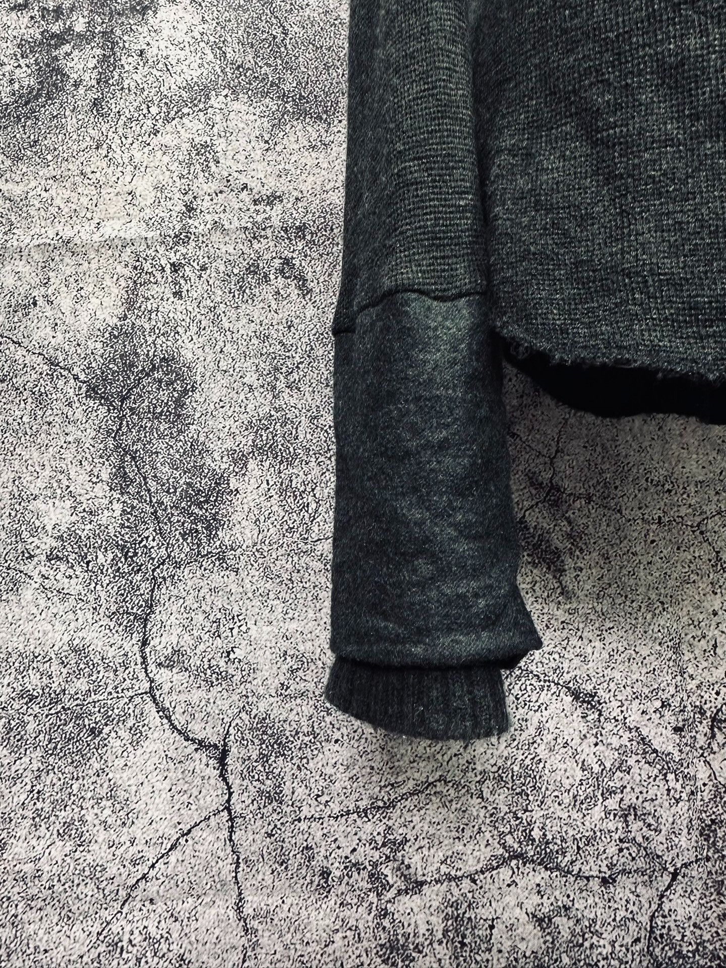 Y's Layered Wool Deconstructed Top by Yohji Yamamoto Size L / US 10 / IT 46 - 3 Thumbnail