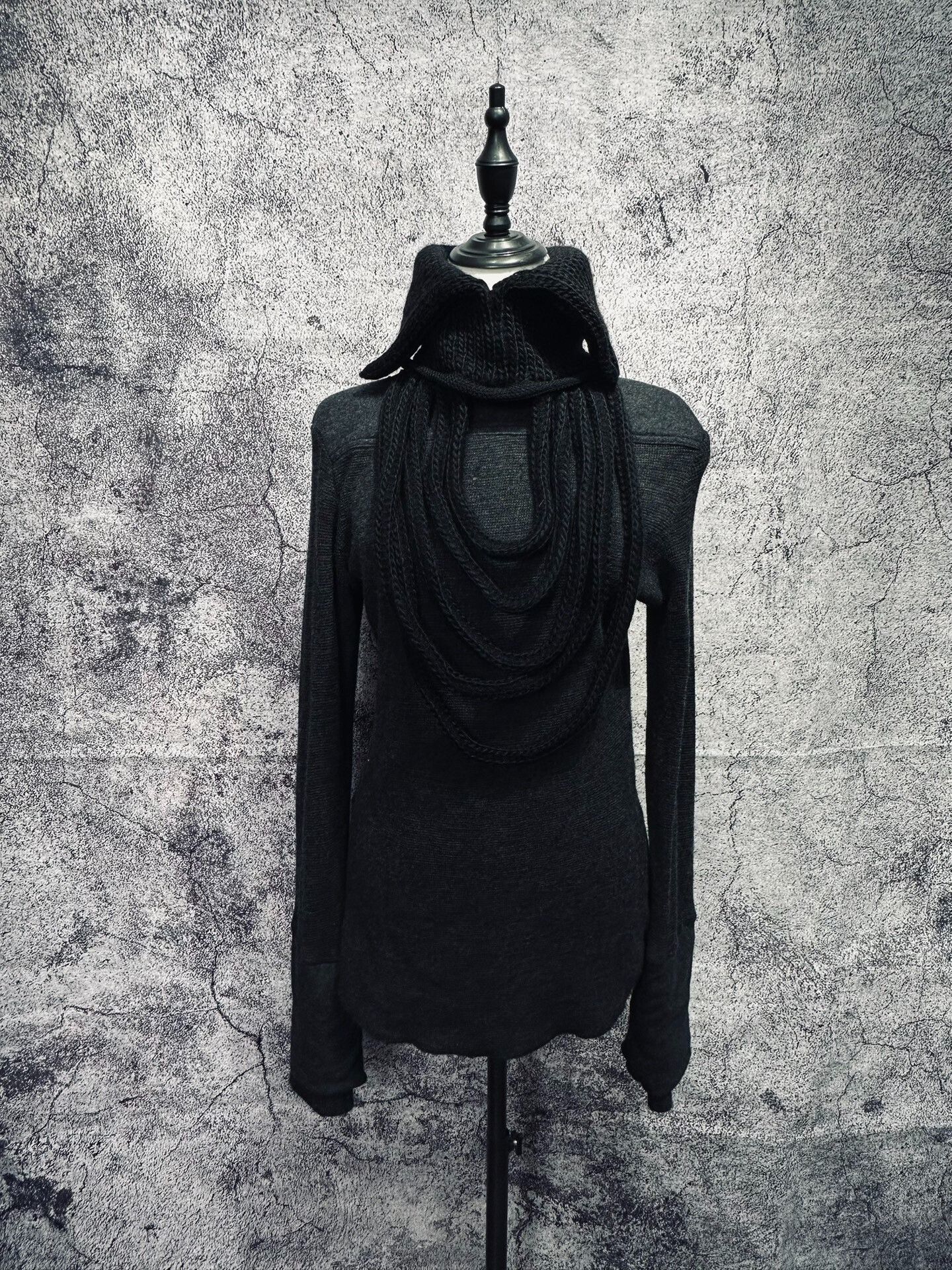 Y's Layered Wool Deconstructed Top by Yohji Yamamoto Size L / US 10 / IT 46 - 2 Thumbnail
