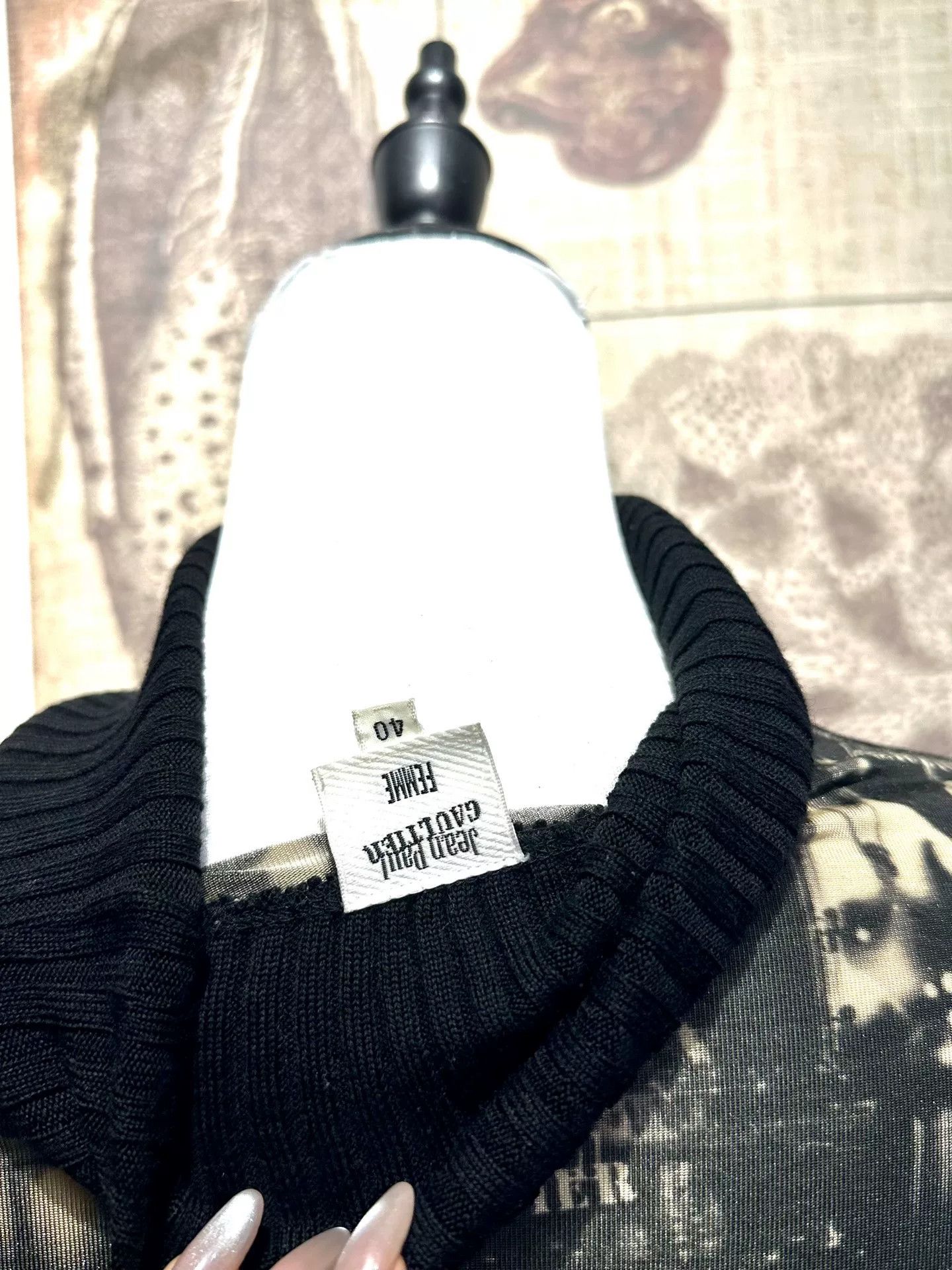 Jean Paul Gaultier Jean Paul Gaultier Paris Night Turtleneck Size S / US 4 / IT 40 - 8 Thumbnail
