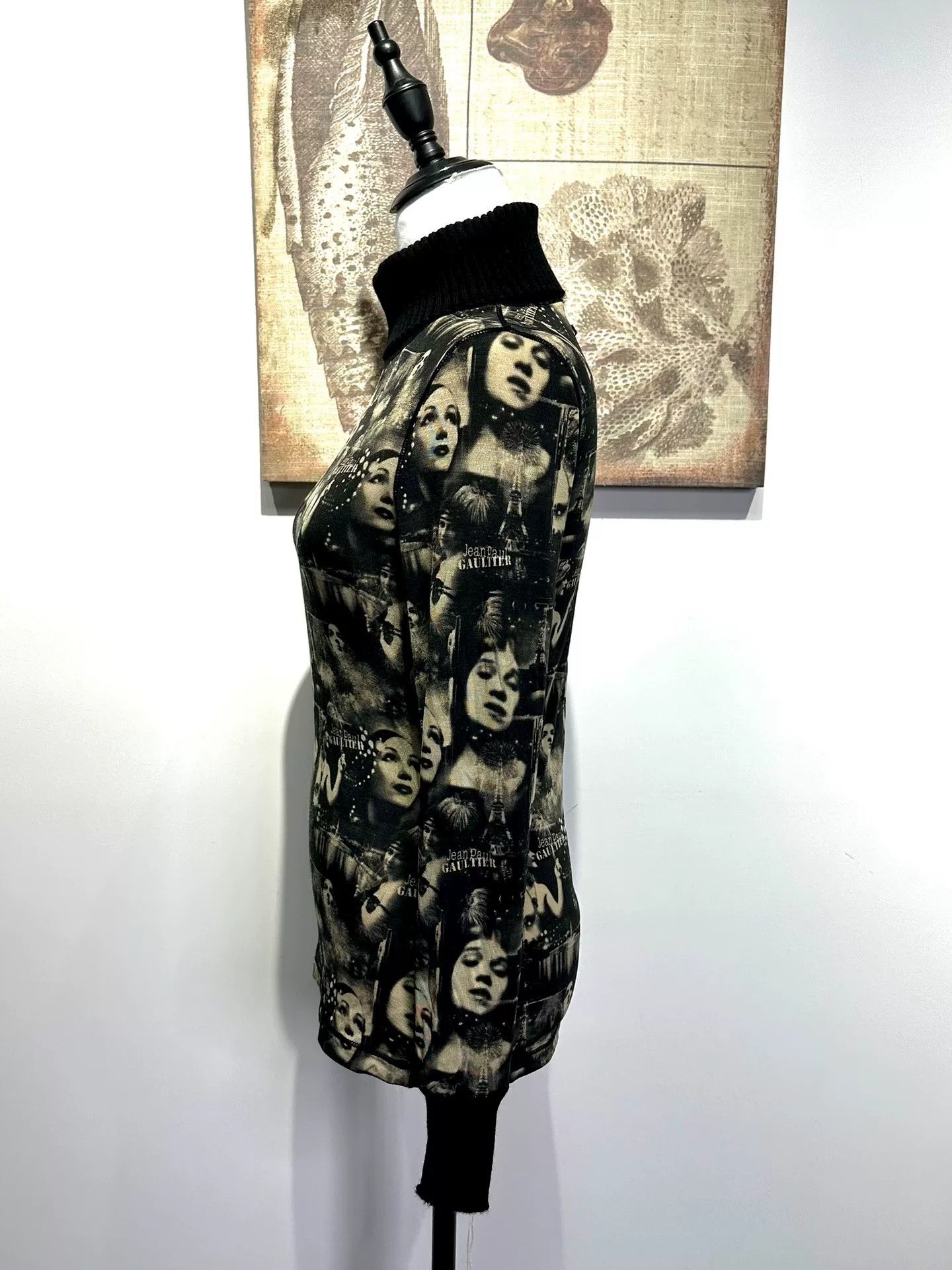 Jean Paul Gaultier Jean Paul Gaultier Paris Night Turtleneck Size S / US 4 / IT 40 - 2 Thumbnail