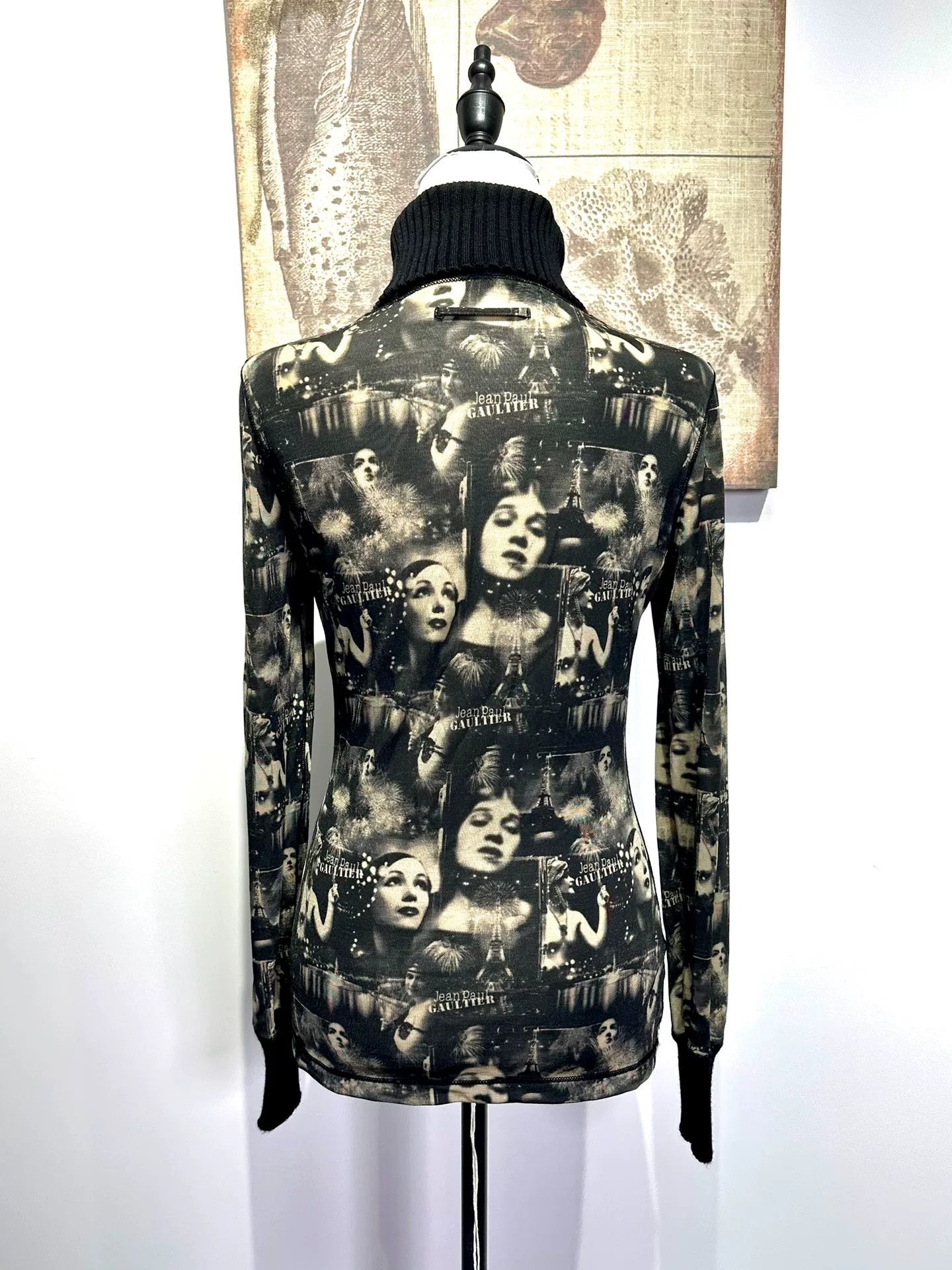 Jean Paul Gaultier Jean Paul Gaultier Paris Night Turtleneck Size S / US 4 / IT 40 - 3 Thumbnail