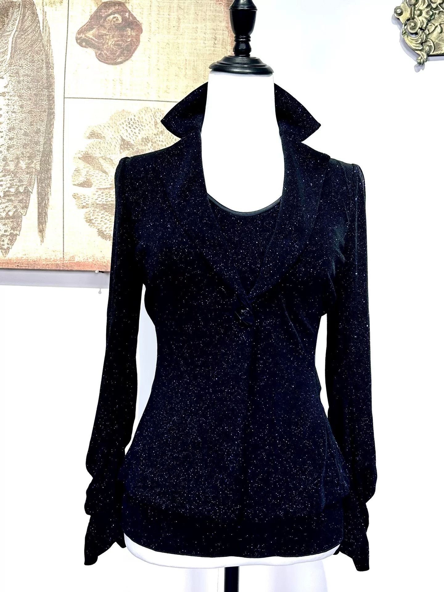 Armani Collezioni Elegant Batwing Suit Set by Armani Size S / US 4 / IT 40 - 2 Thumbnail