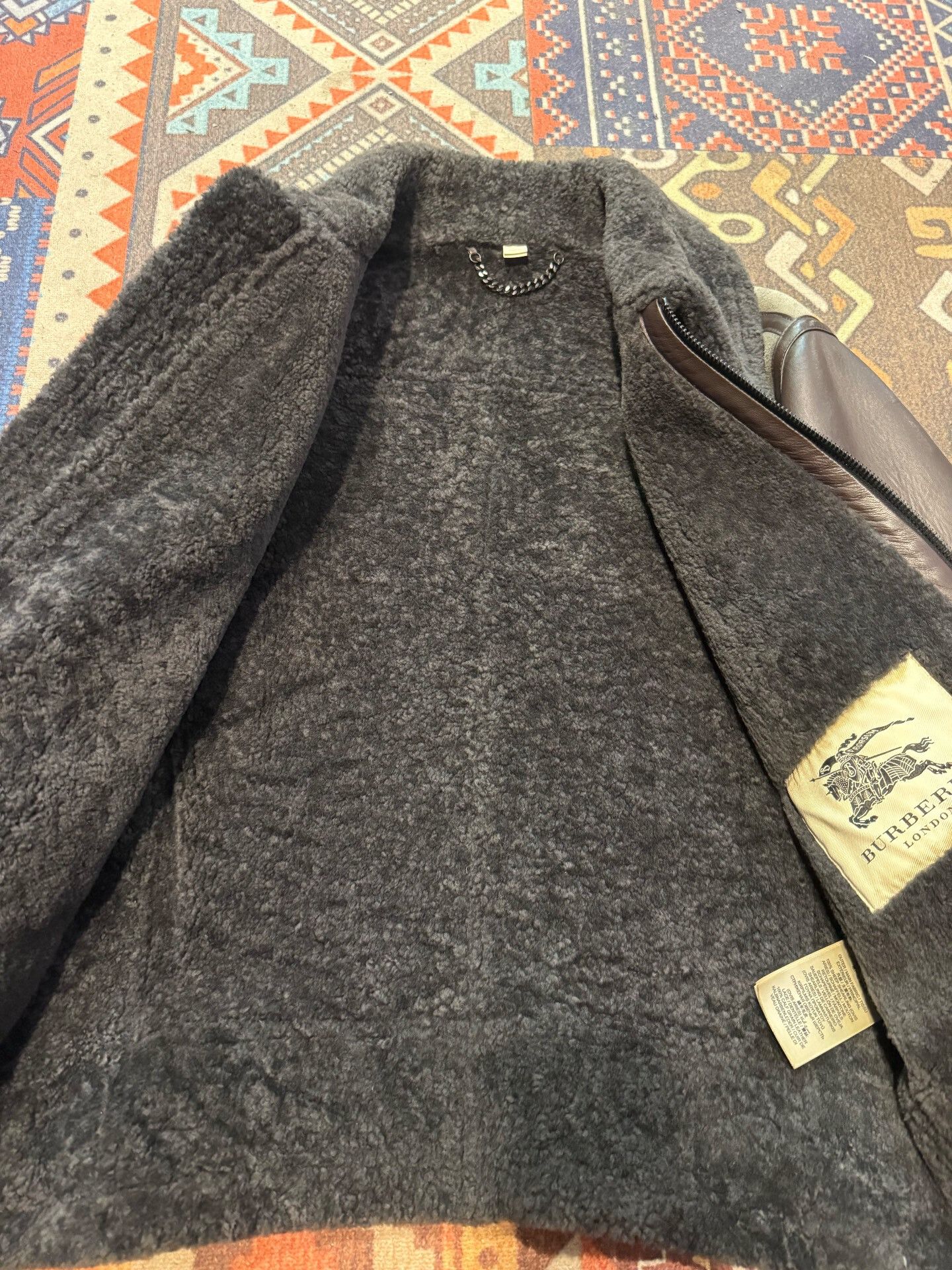 Burberry Burberry Shearling Jacket Classic B3 Style Size US M / EU 48-50 / 2 - 3 Thumbnail