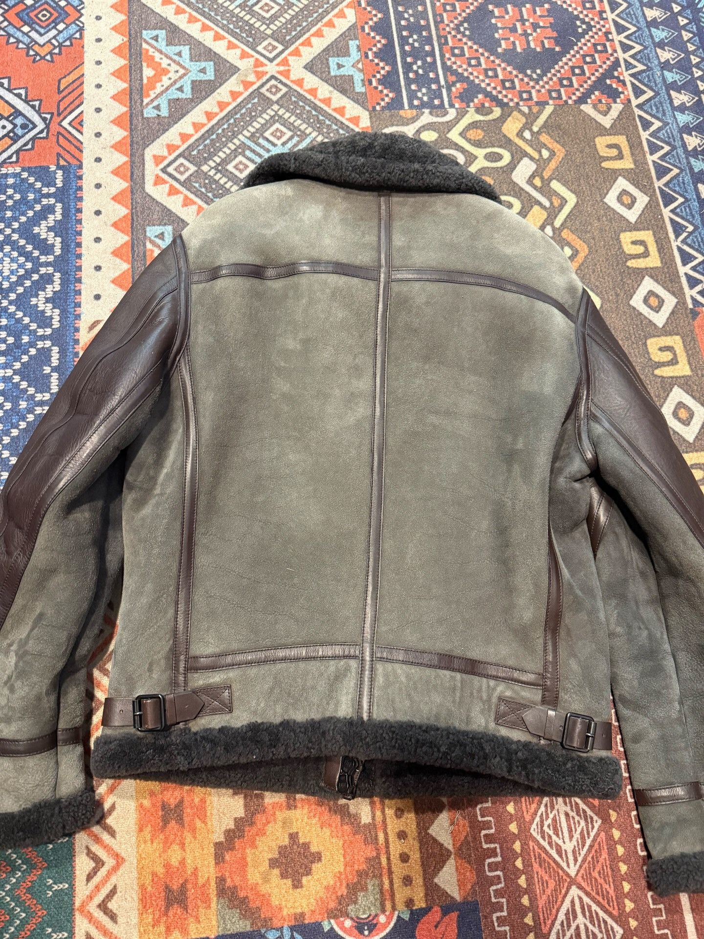 Burberry Burberry Shearling Jacket Classic B3 Style Size US M / EU 48-50 / 2 - 2 Thumbnail