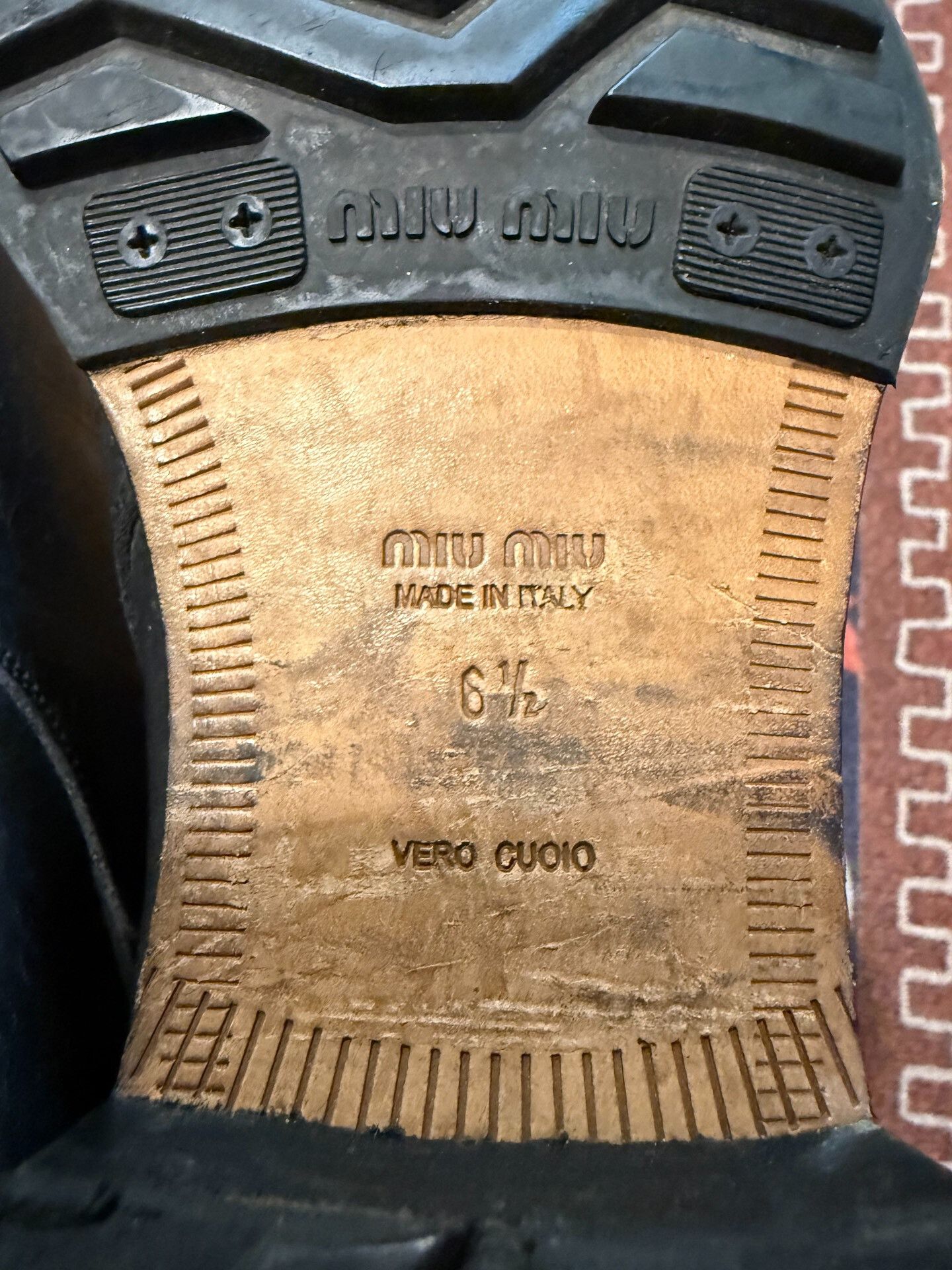 Miu Miu Miu Miu Vintage Chelsea Boots Size US 9.5 / IT 39.5 - 7 Thumbnail