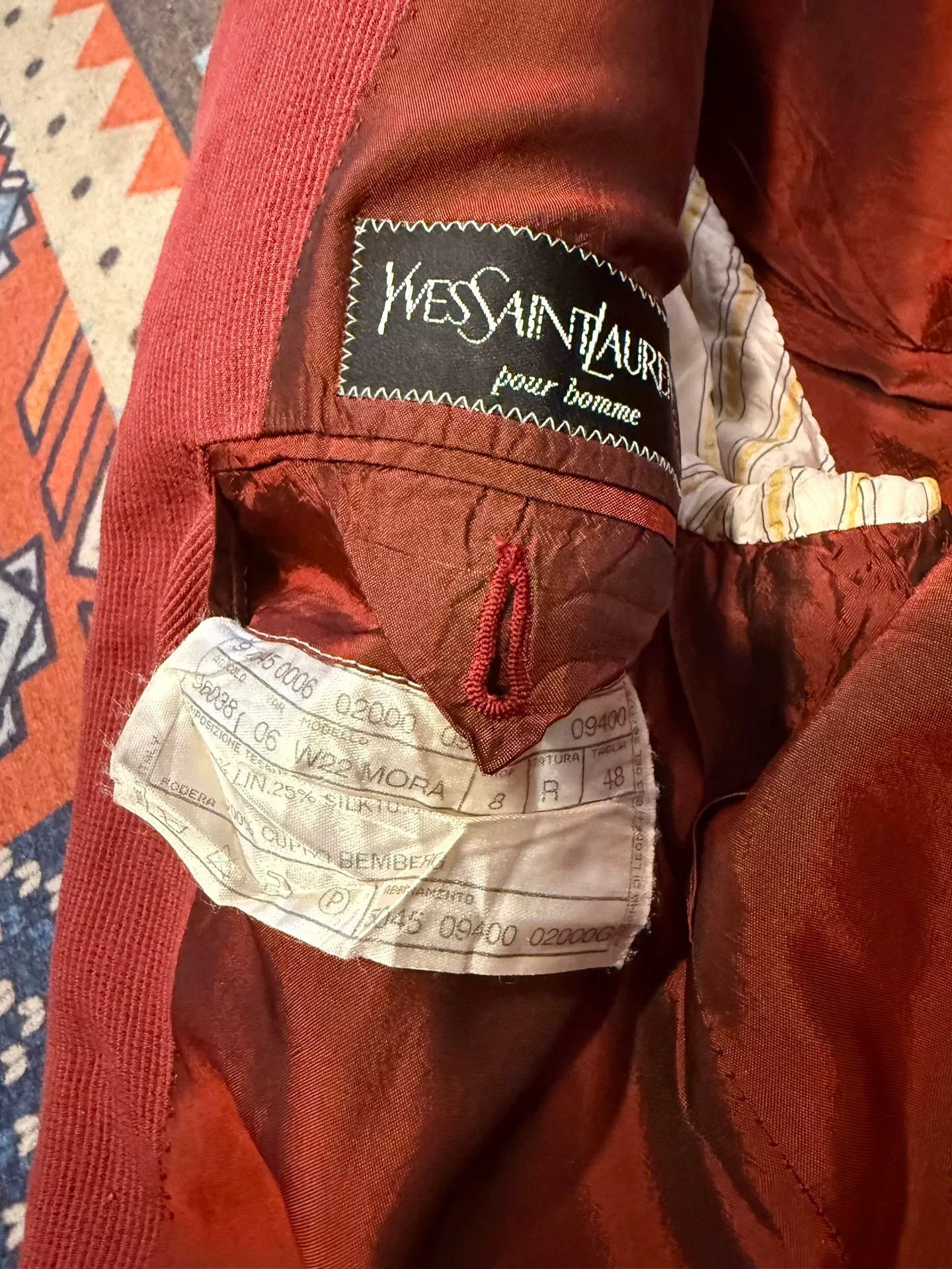 Yves Saint Laurent YSL Vintage Suit Jacket from 1990s Size US M / EU 48-50 / 2 - 4 Thumbnail