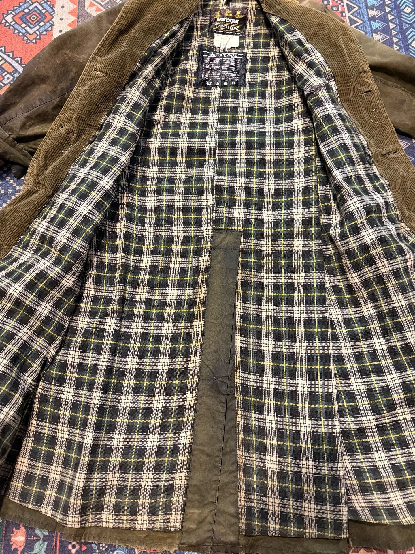 Barbour Vintage Barbour Wax Trench Coat Size US M / EU 48-50 / 2 - 4 Thumbnail